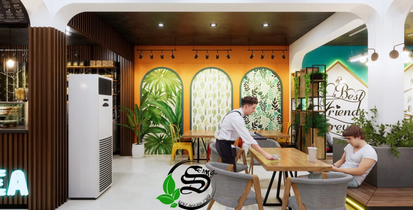 Coffee Shop SketchUp Model Free Enscape Modern Download ID 108000069 (Tu Minh Sang)