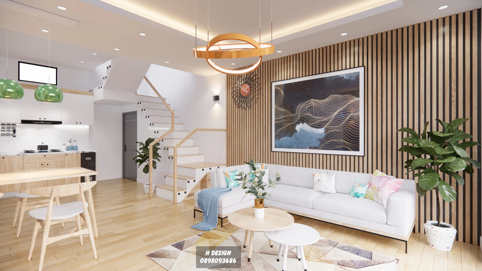 SketchUp Free Download SketchUp Models Enscape Modern Interior House Free ID 212000090 (Hoang)