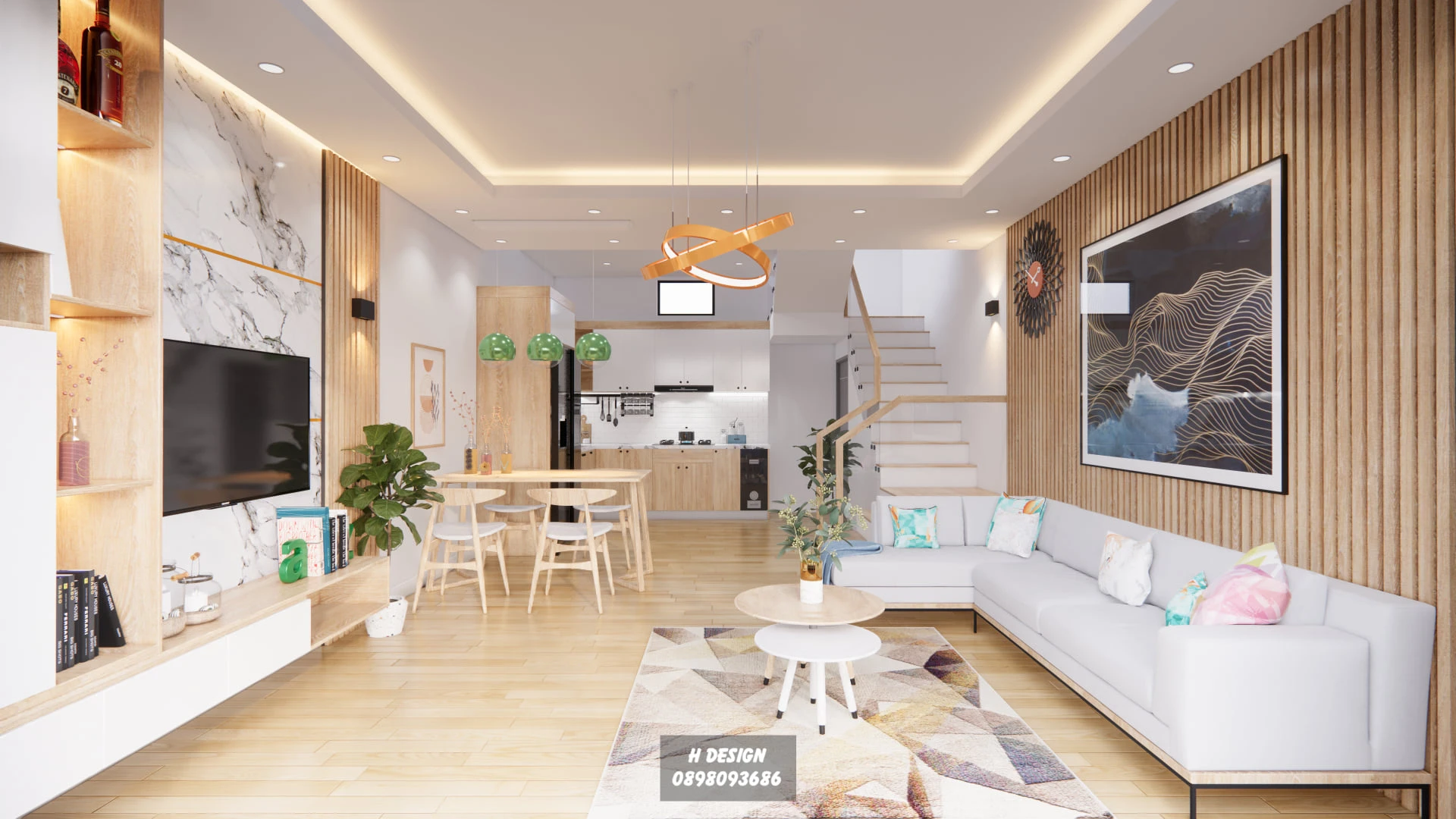 SketchUp Free Download SketchUp Models Enscape Modern Interior House Free ID 212000090 (Hoang)