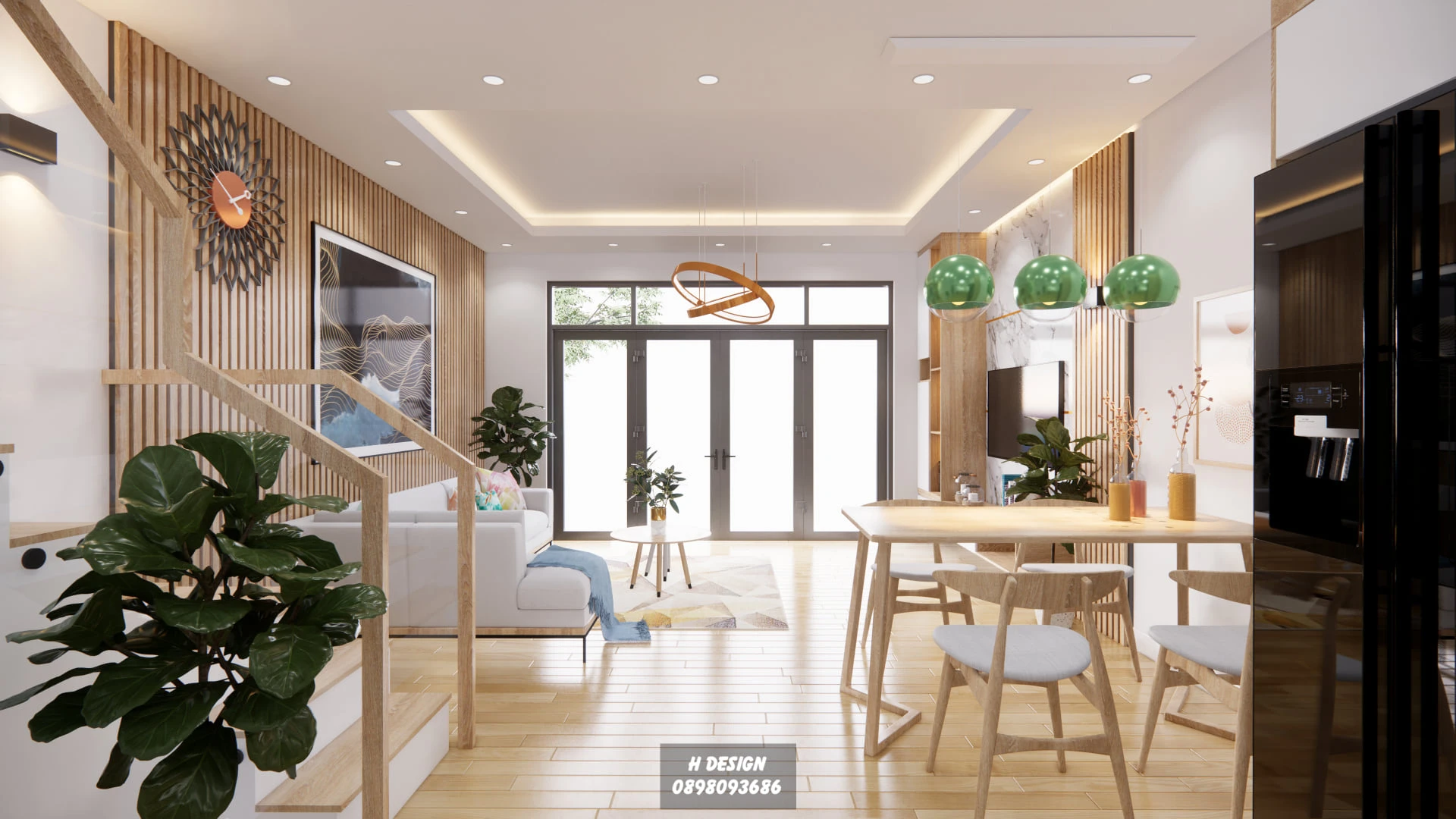 SketchUp Free Download SketchUp Models Enscape Modern Interior House Free ID 212000090 (Hoang)