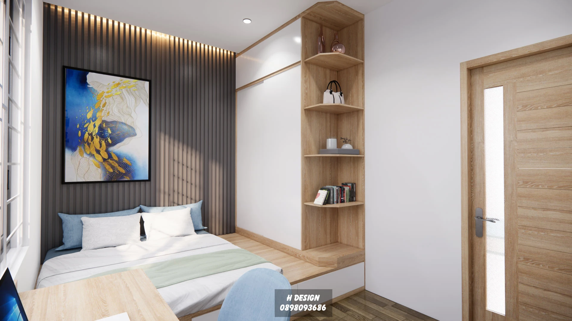 SketchUp Free Download SketchUp Models Enscape Modern Interior House Free ID 212000090 (Hoang)