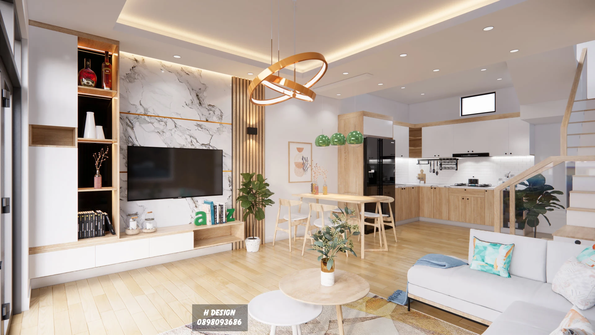 SketchUp Free Download SketchUp Models Enscape Modern Interior House Free ID 212000090 (Hoang)