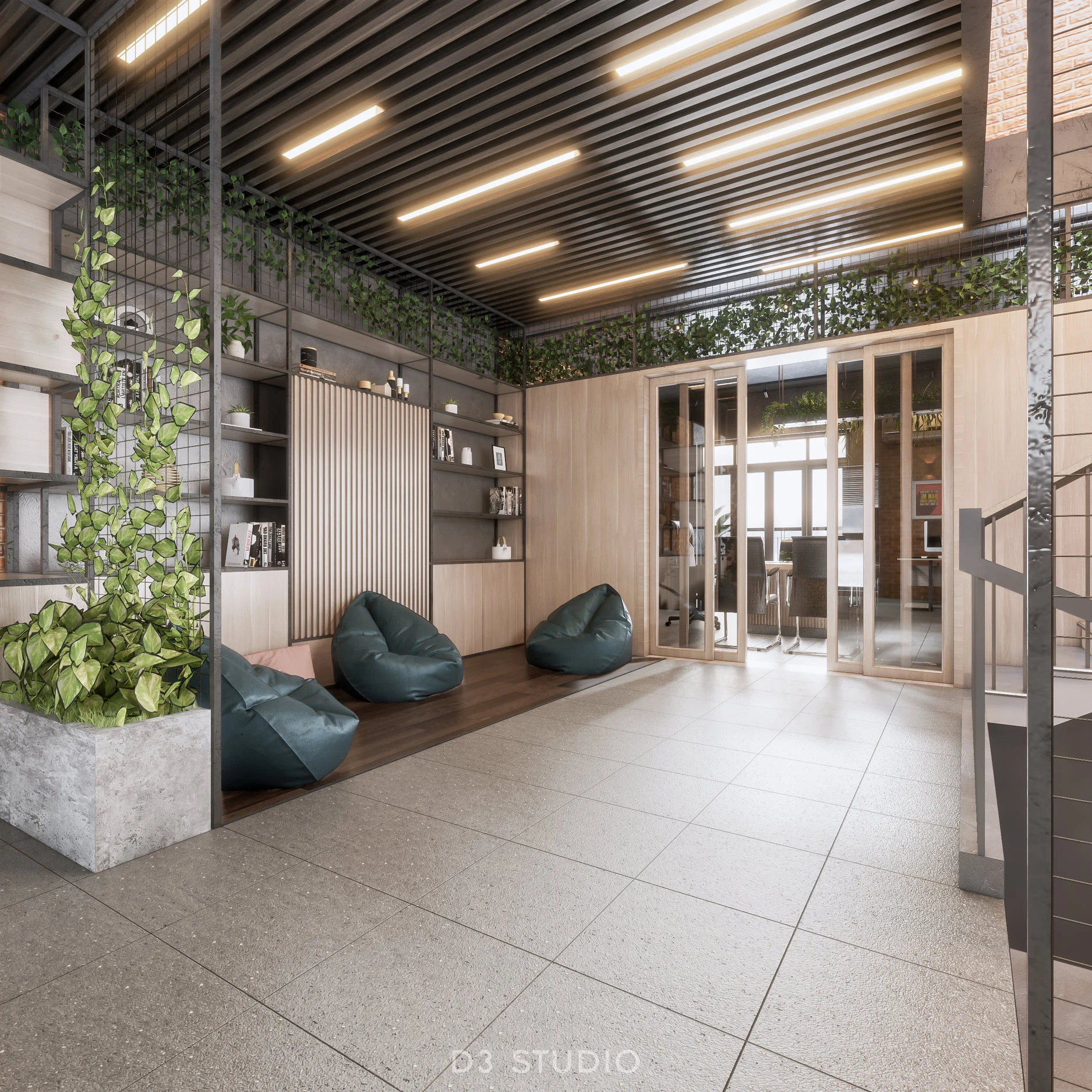 Download SketchUp Models Enscape Modern Office Free ID 110000049 (Tung Nguyen)