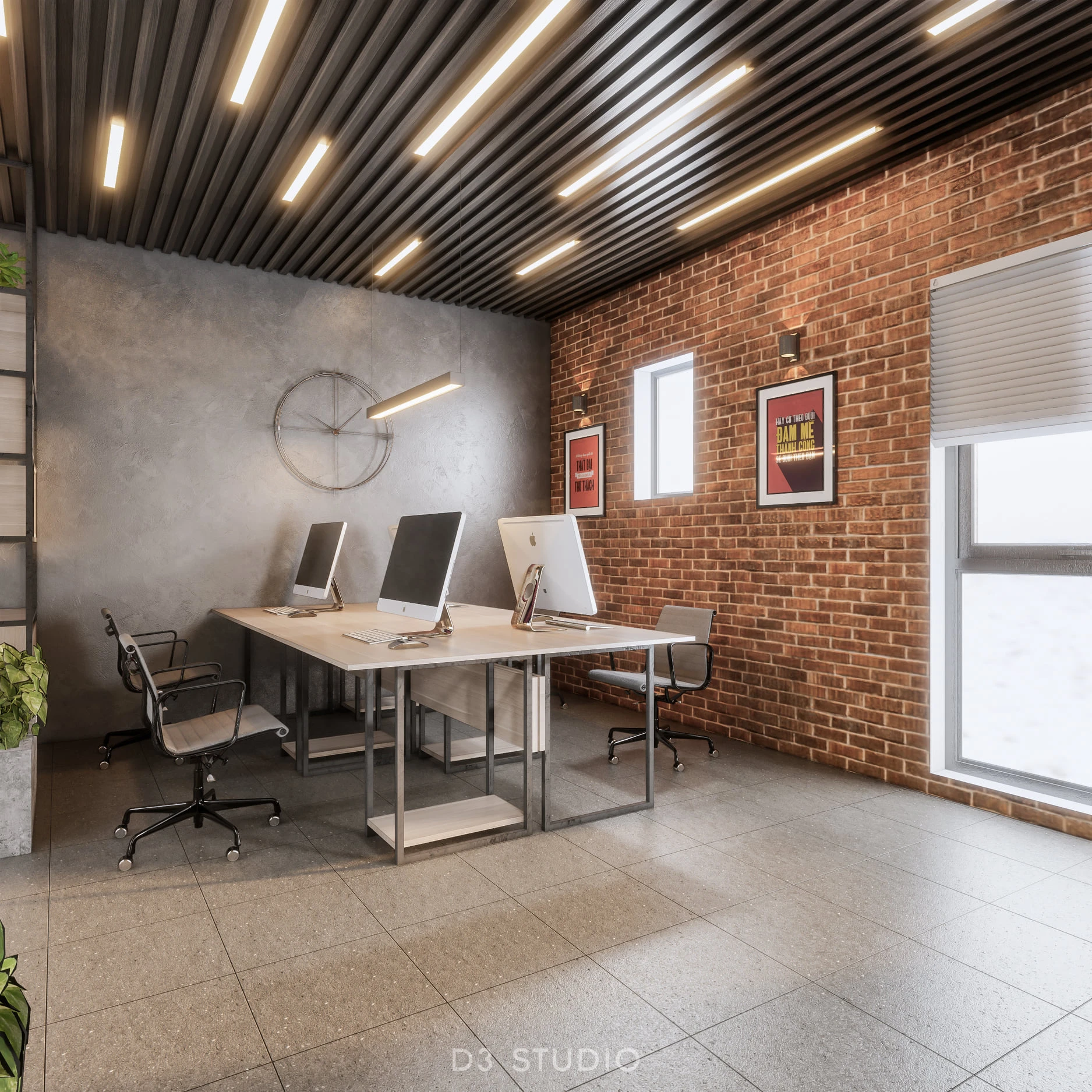 Download SketchUp Models Enscape Modern Office Free ID 110000049 (Tung Nguyen)