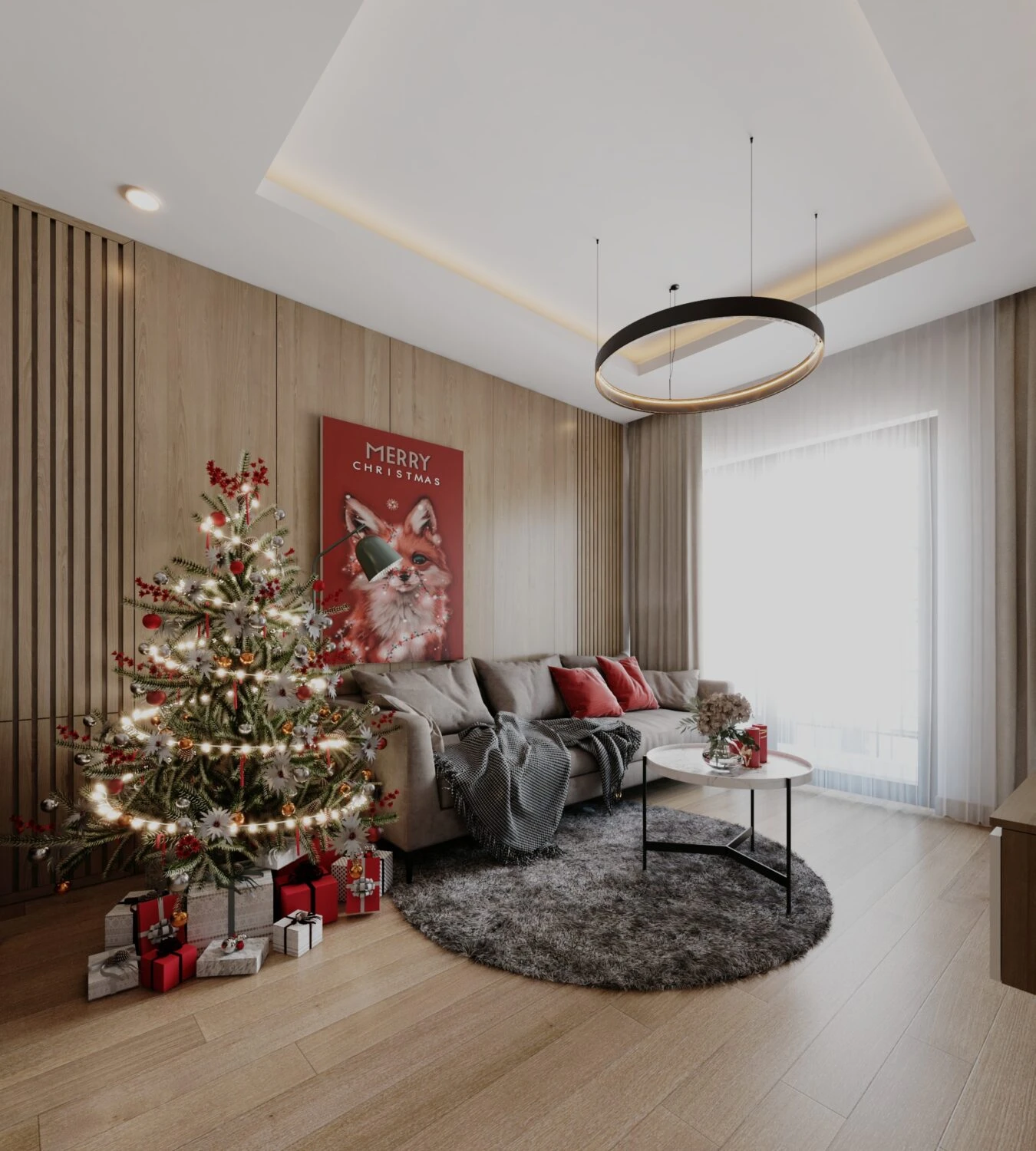 SketchUp Free Download SketchUp Models Modern Living Room - Dining Room Free ID 218000186 (Kts Nghiathan)