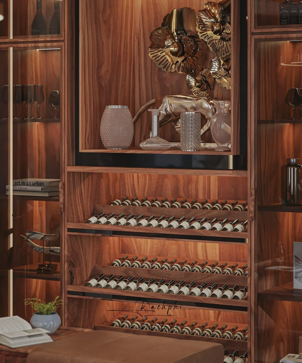 Download SketchUp Models Vantage Modern Living Room Free ID 100000416 (Phi Bach)