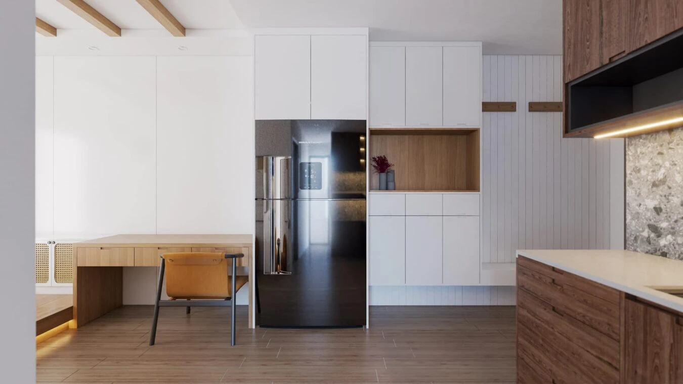 Download SketchUp Models Vray Modern Living Room - Dining Room Free ID 218000126 (Nhut Nam)