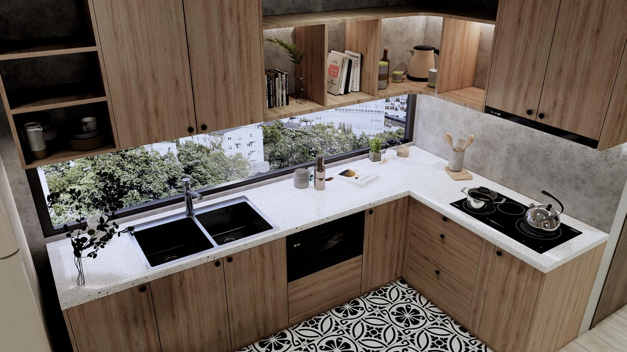 Enscape Apartment Free SketchUp Models Download Modern ID 106000146 (Bi Map)