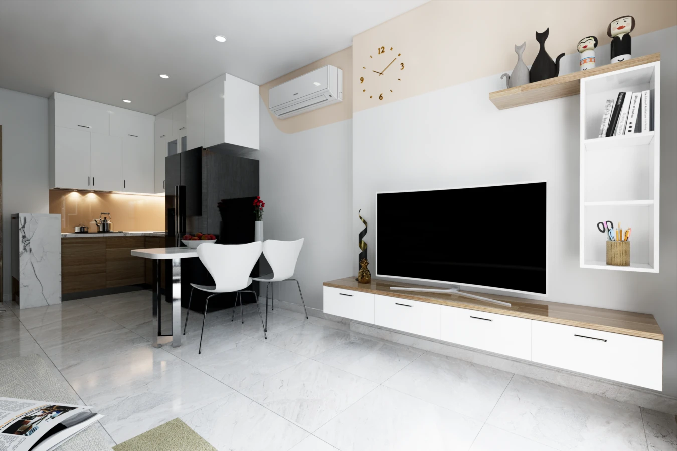 SketchUp Free Enscape Apartment Free SketchUp Models Download Modern ID 106000176 (Pham Anh Tien)