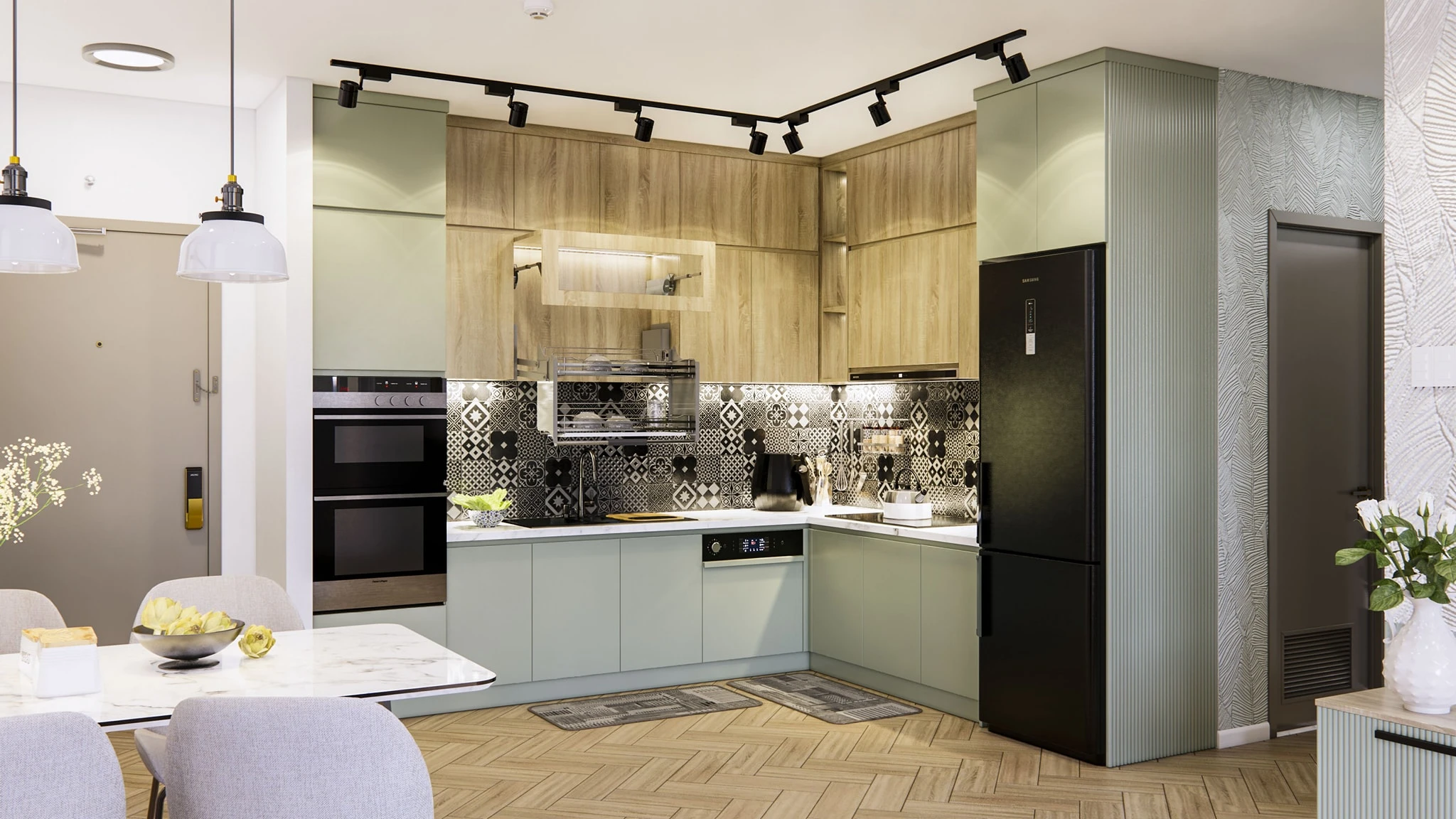 Enscape Apartment Free SketchUp Models Modern Download ID 106000170 (Tran Phuc Loc)