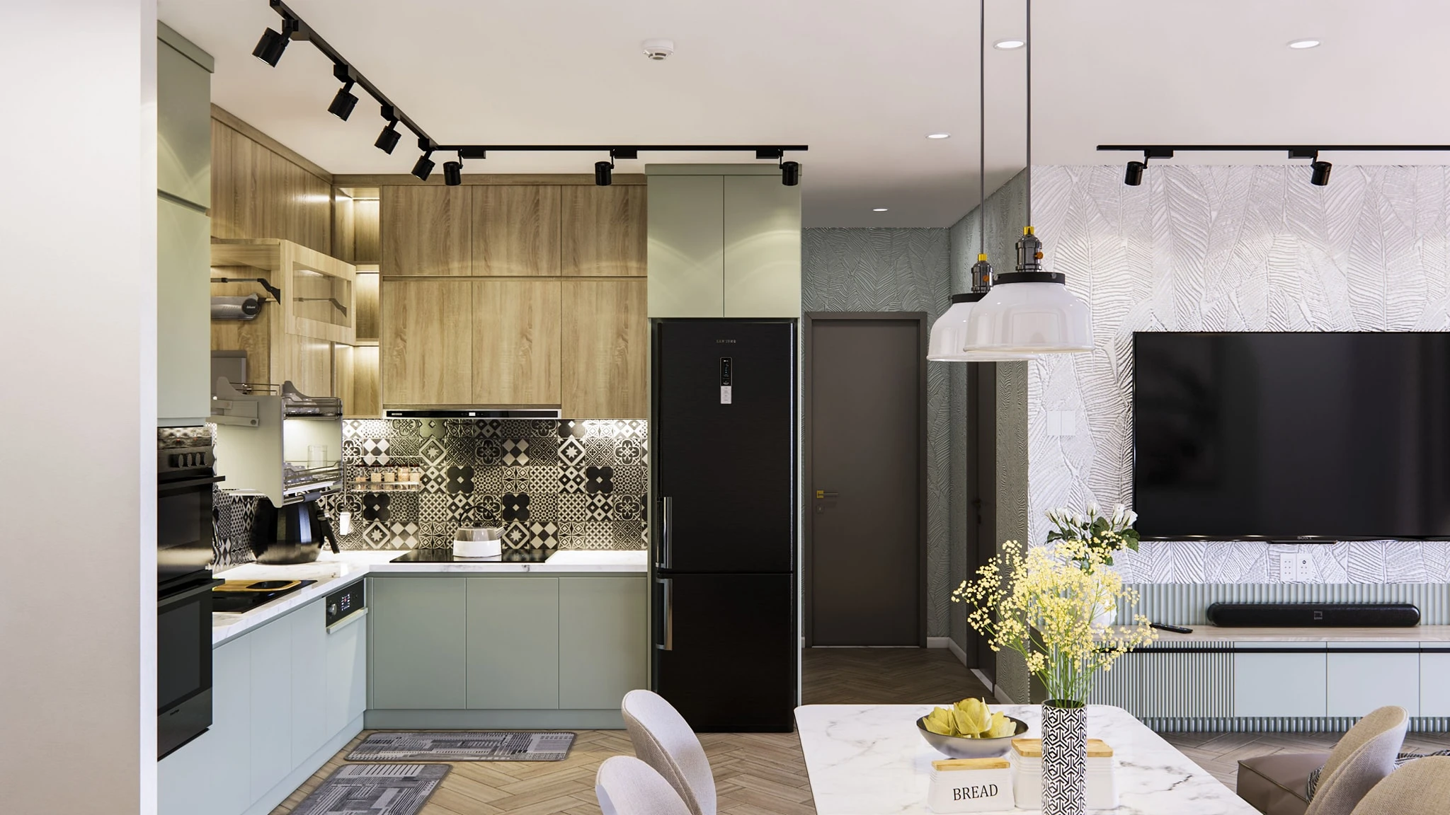 Enscape Apartment Free SketchUp Models Modern Download ID 106000170 (Tran Phuc Loc)