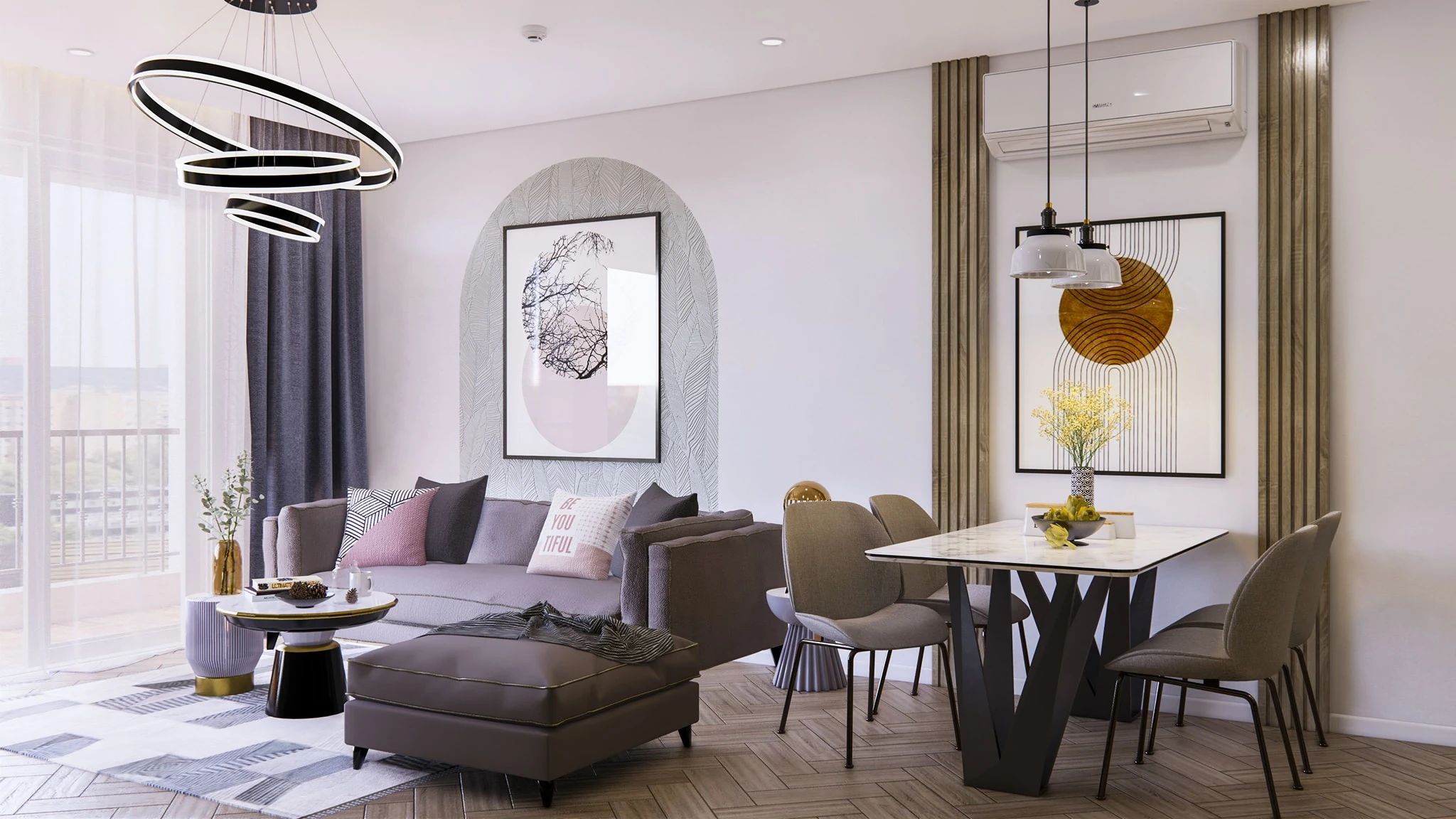 Enscape Apartment Free SketchUp Models Modern Download ID 106000170 (Tran Phuc Loc)