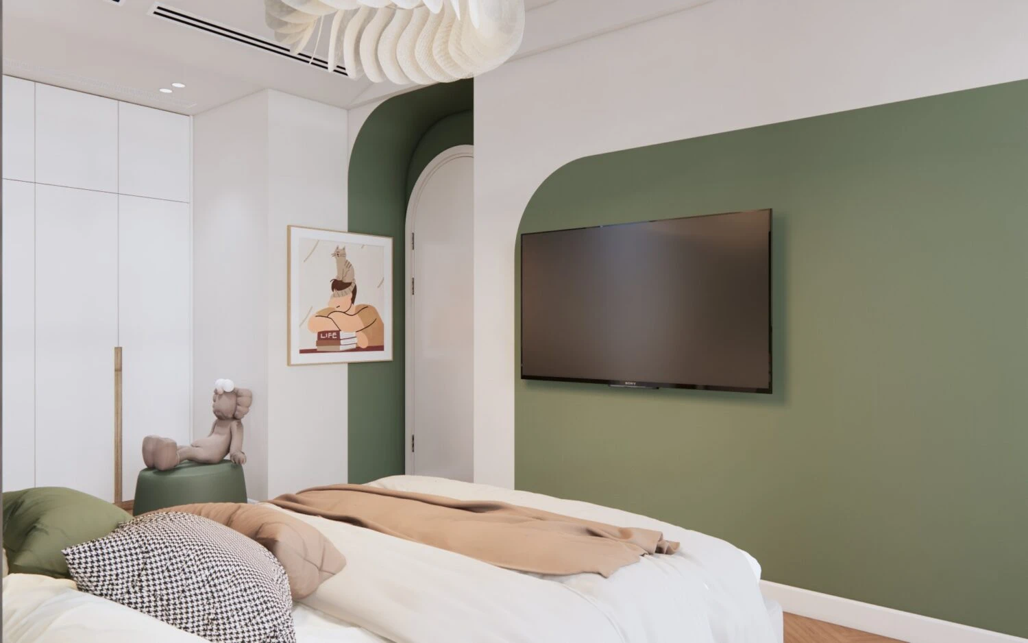 Enscape Bedroom Free Sketchup Models Download Modern ID 101000659 (Hiep Nguyen)