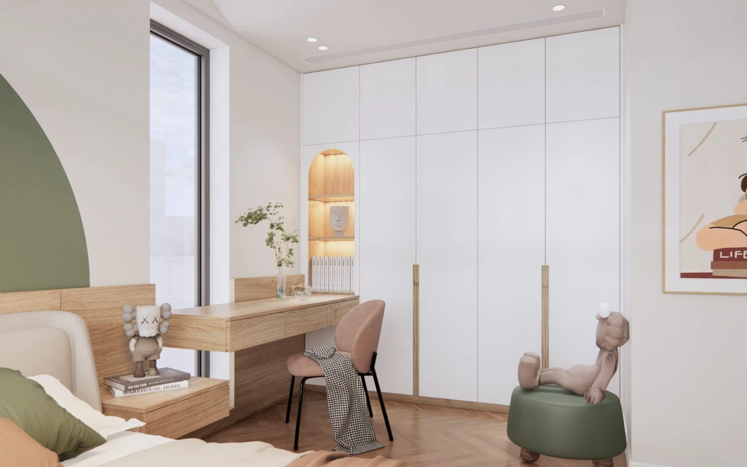 Enscape Bedroom Free Sketchup Models Download Modern ID 101000659 (Hiep Nguyen)