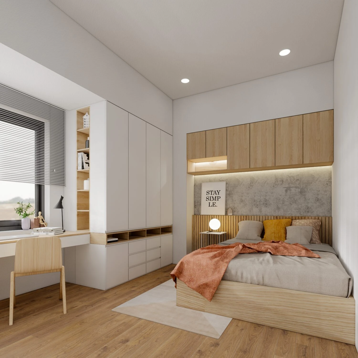 Enscape Bedroom Sketchup Model Download Free Modern ID 101000666 (Nguyen Tuan)
