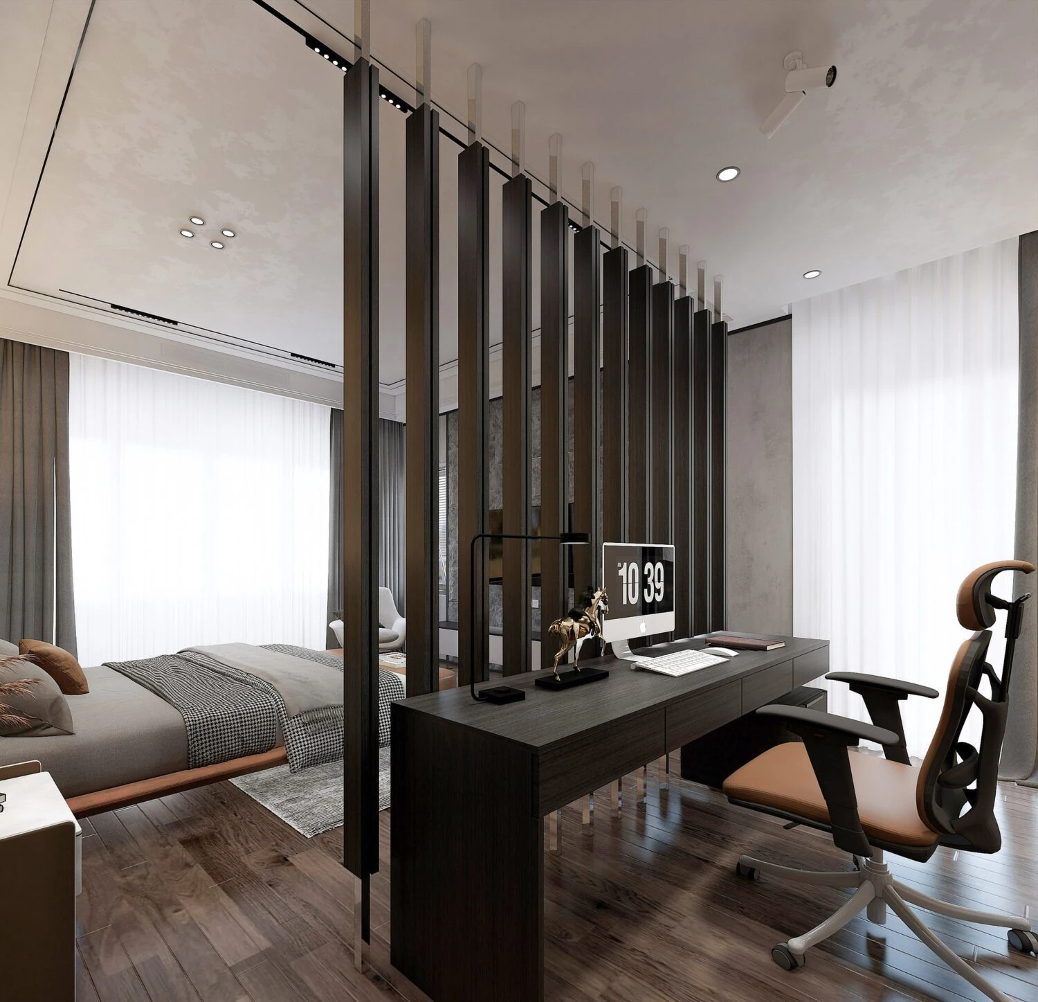 Enscape Bedroom Sketchup Model Free Download Modern ID 101000660 (Bui Cong Hoa)