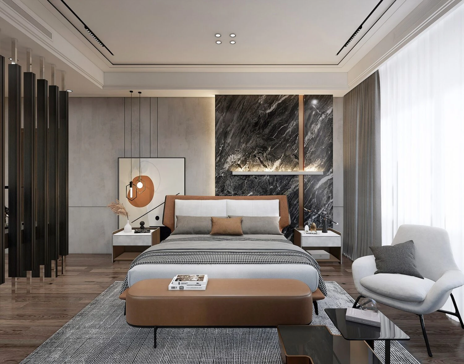 Enscape Bedroom Sketchup Model Free Download Modern ID 101000660 (Bui Cong Hoa)