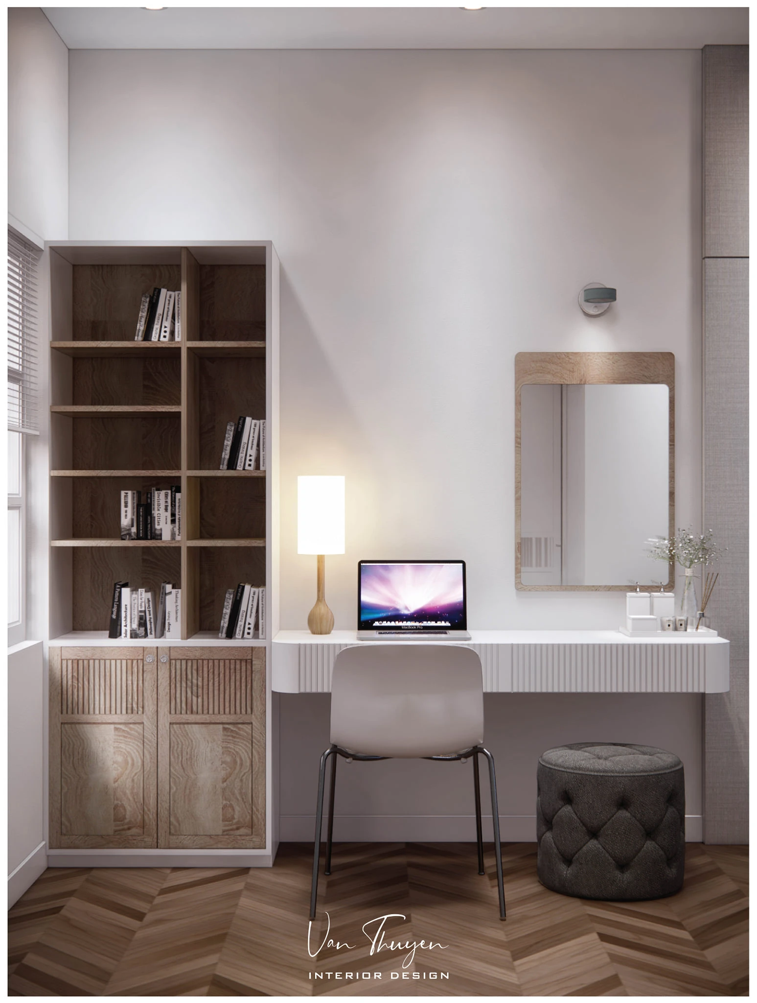 SketchUp Free Enscape Bedroom Sketchup Scene Download Free Modern ID 101000384 (Le Nguyen Van Thuyen)