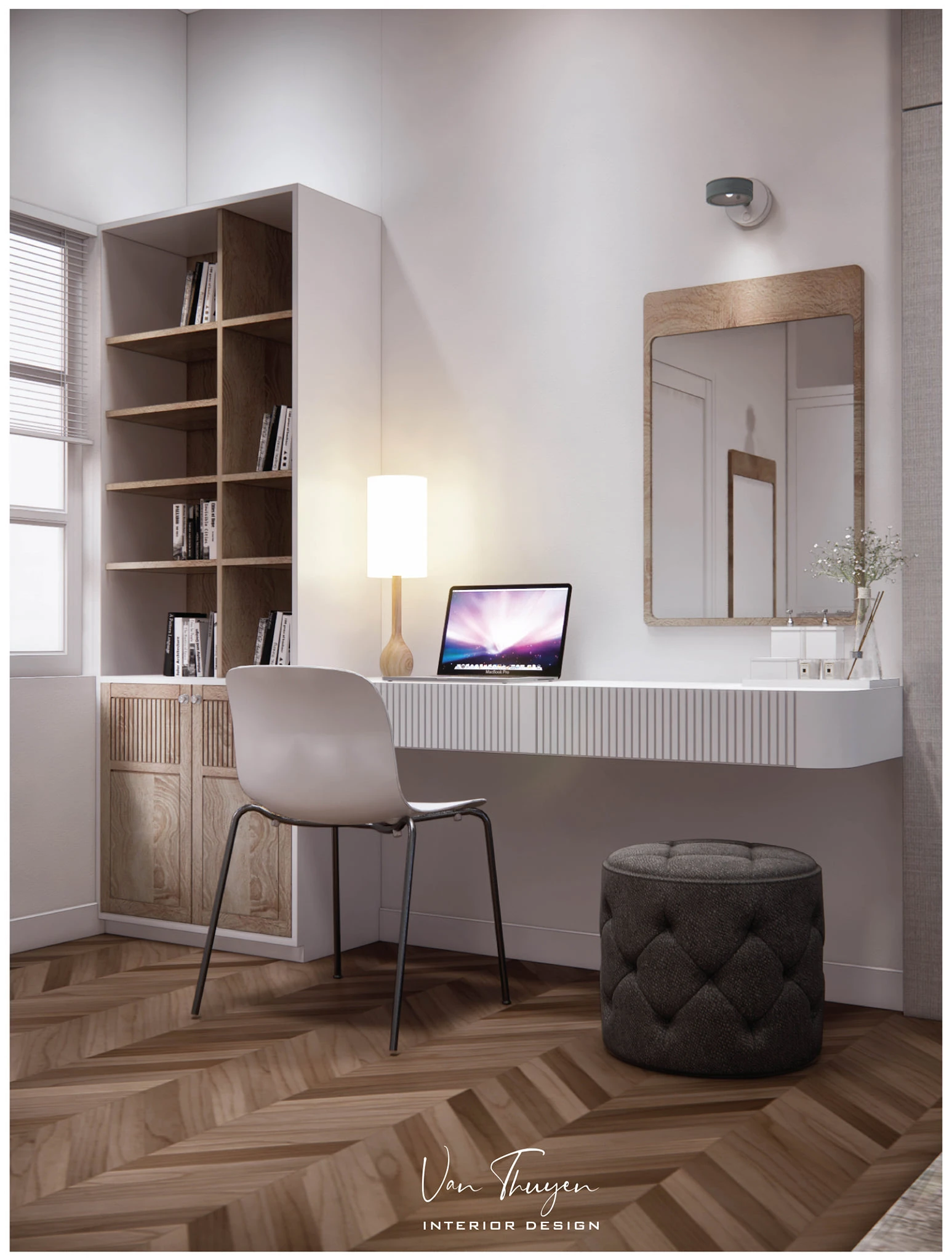 SketchUp Free Enscape Bedroom Sketchup Scene Download Free Modern ID 101000384 (Le Nguyen Van Thuyen)