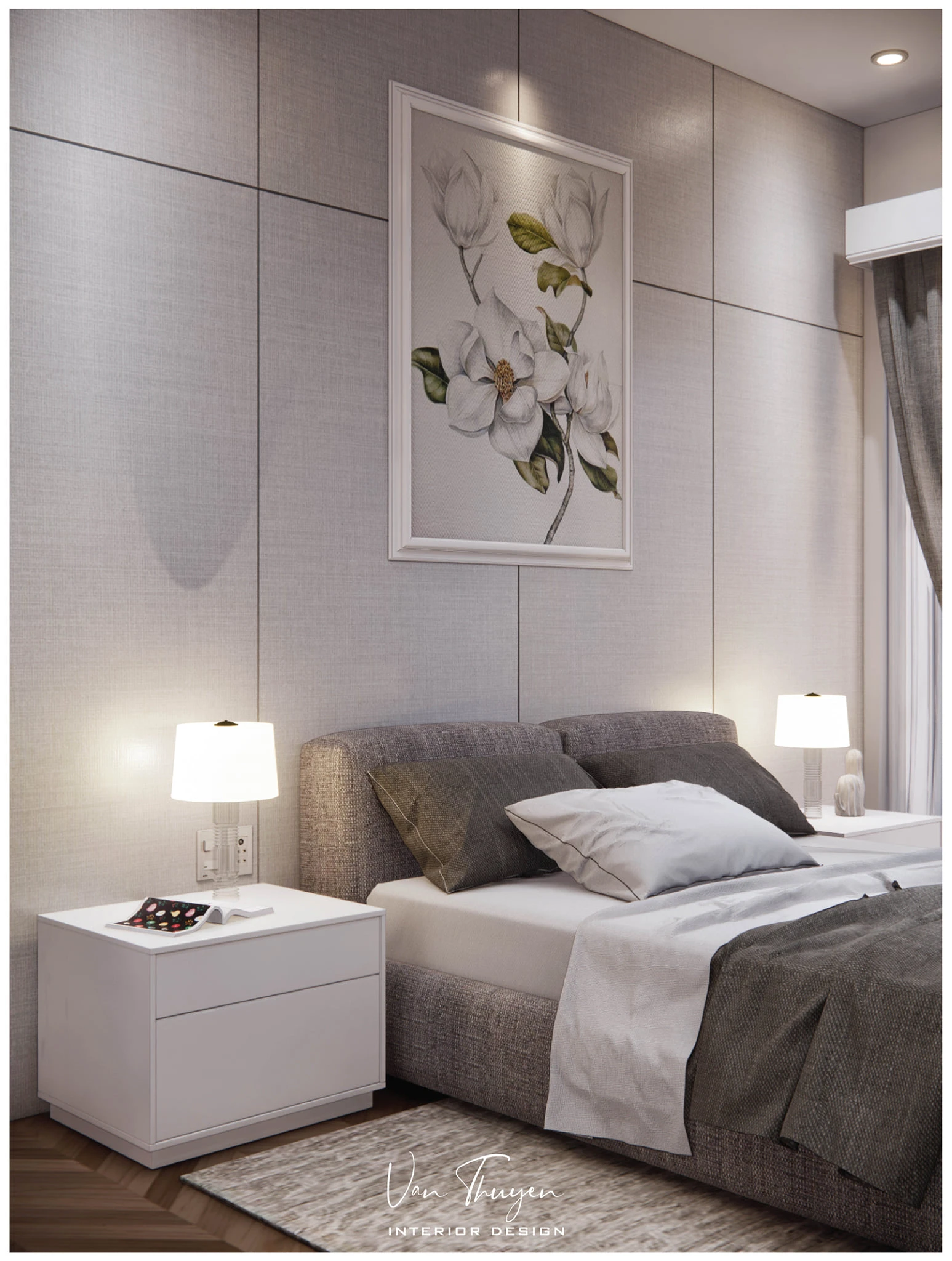 SketchUp Free Enscape Bedroom Sketchup Scene Download Free Modern ID 101000384 (Le Nguyen Van Thuyen)