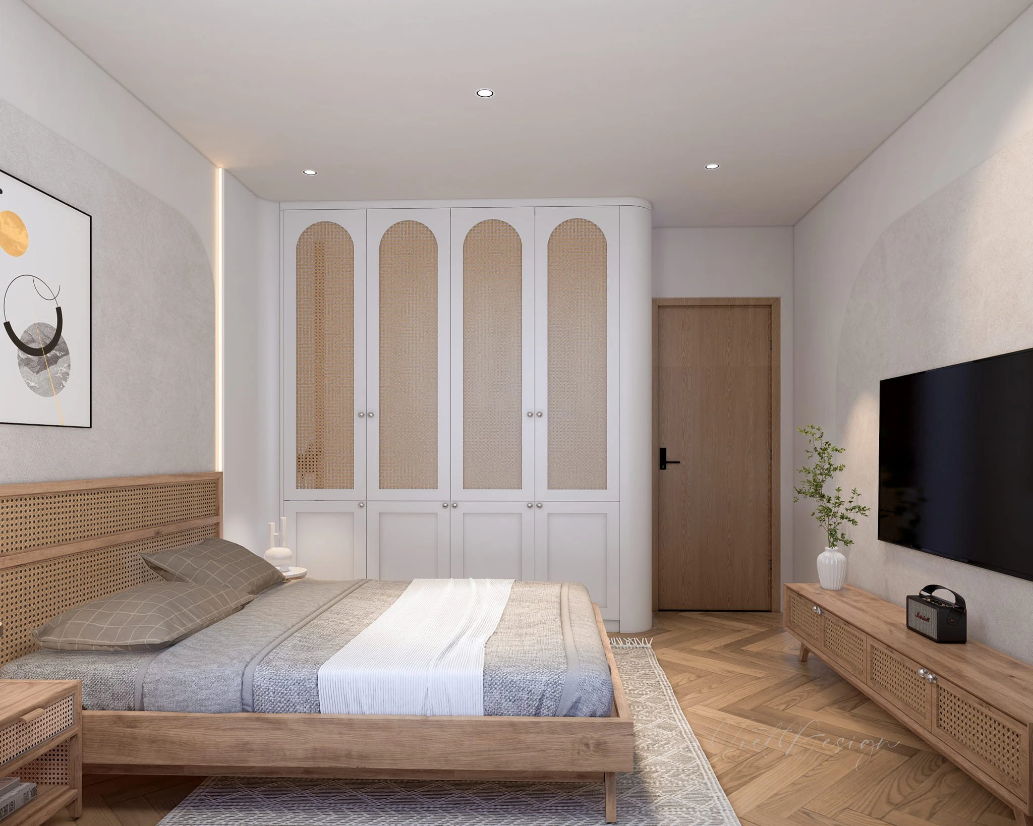 Enscape Bedroom Sketchup Scene Download Free Modern ID 101000743 (Viet Ho)