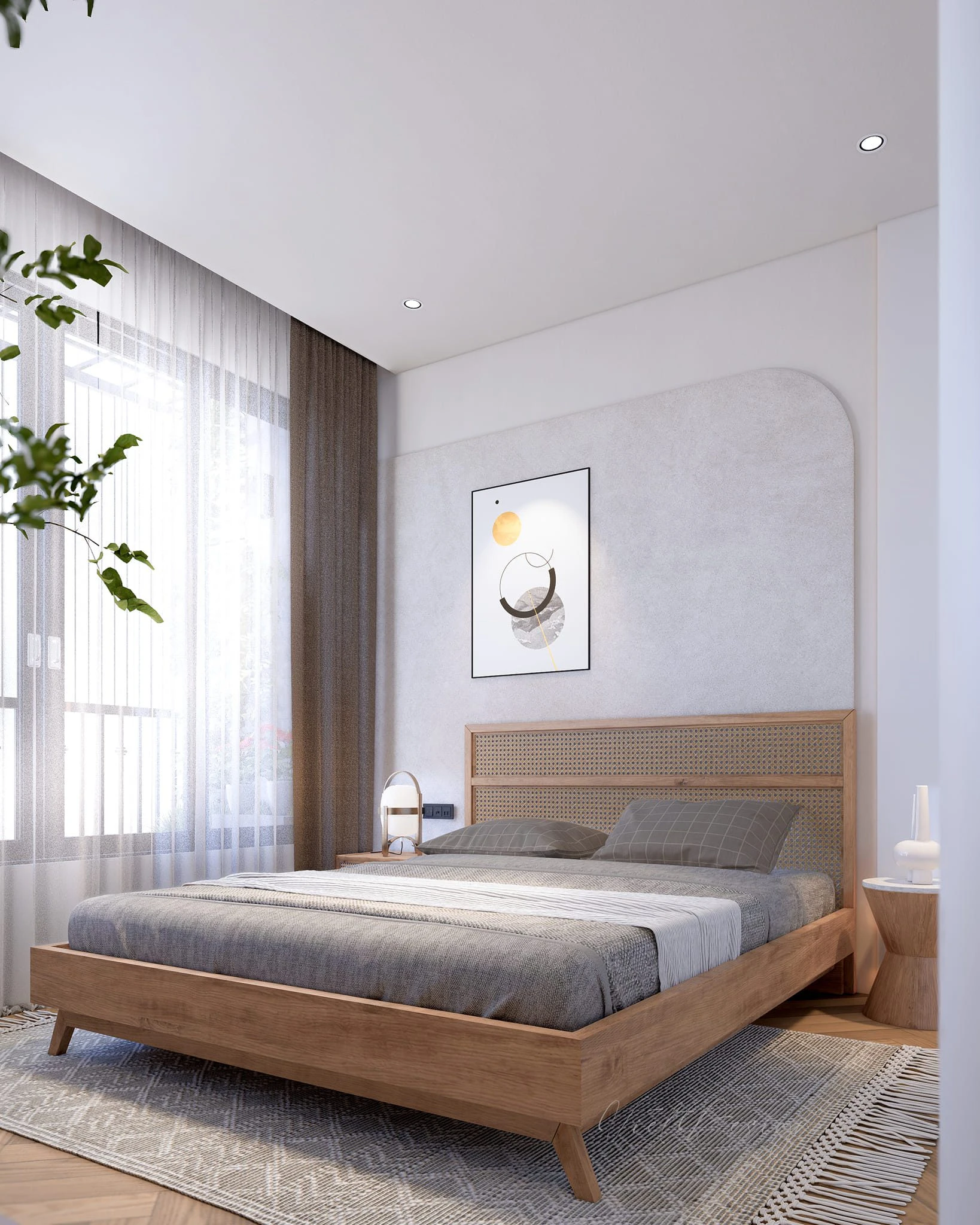 Enscape Bedroom Sketchup Scene Download Free Modern ID 101000743 (Viet Ho)