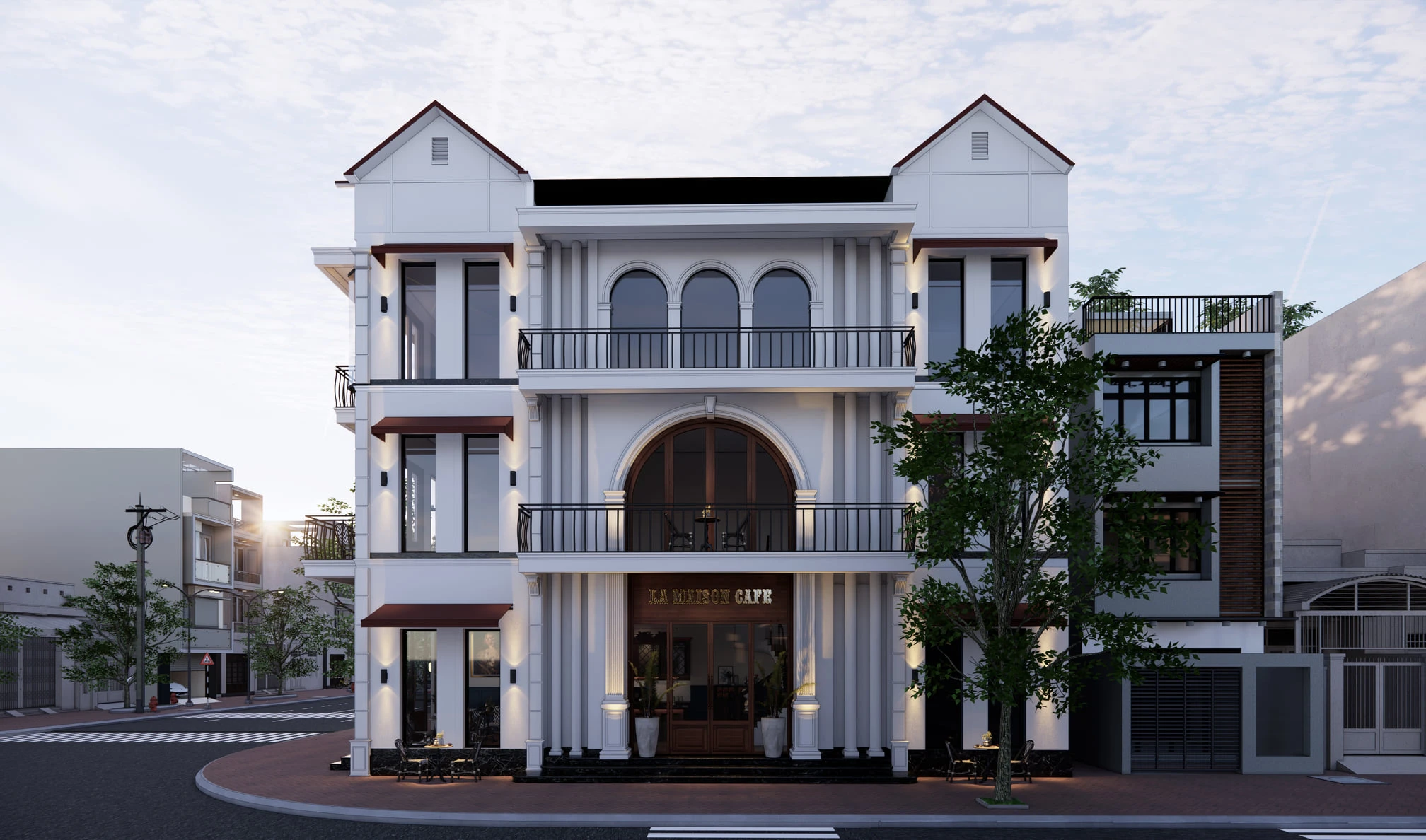 SketchUp Free Enscape Coffee Shop Download SketchUp Models Modern Free ID 108000064 (Nghiem Viet Thai)