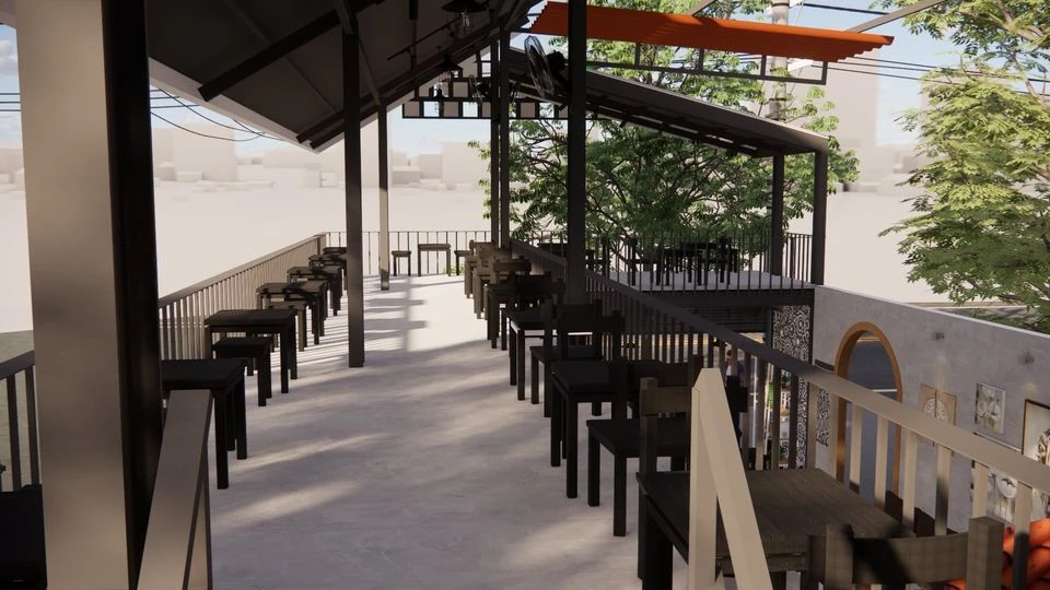 SketchUp Free Enscape Exterior Enscape Model Free Download Modern ID 101000479 (Minh Quang Tran)