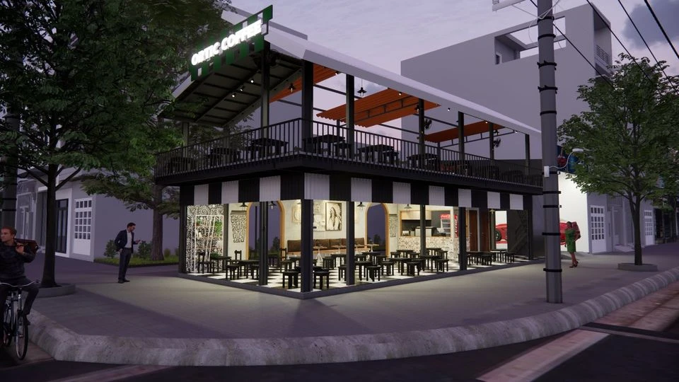 SketchUp Free Enscape Exterior Enscape Model Free Download Modern ID 101000479 (Minh Quang Tran)