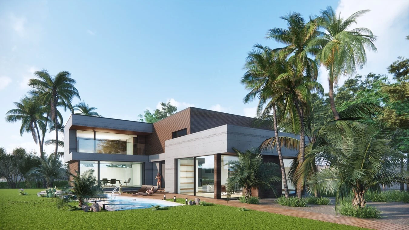 SketchUp Free Enscape Exterior Free Sketchup Models Modern ID 101000442 (Bui Dinh Thi)