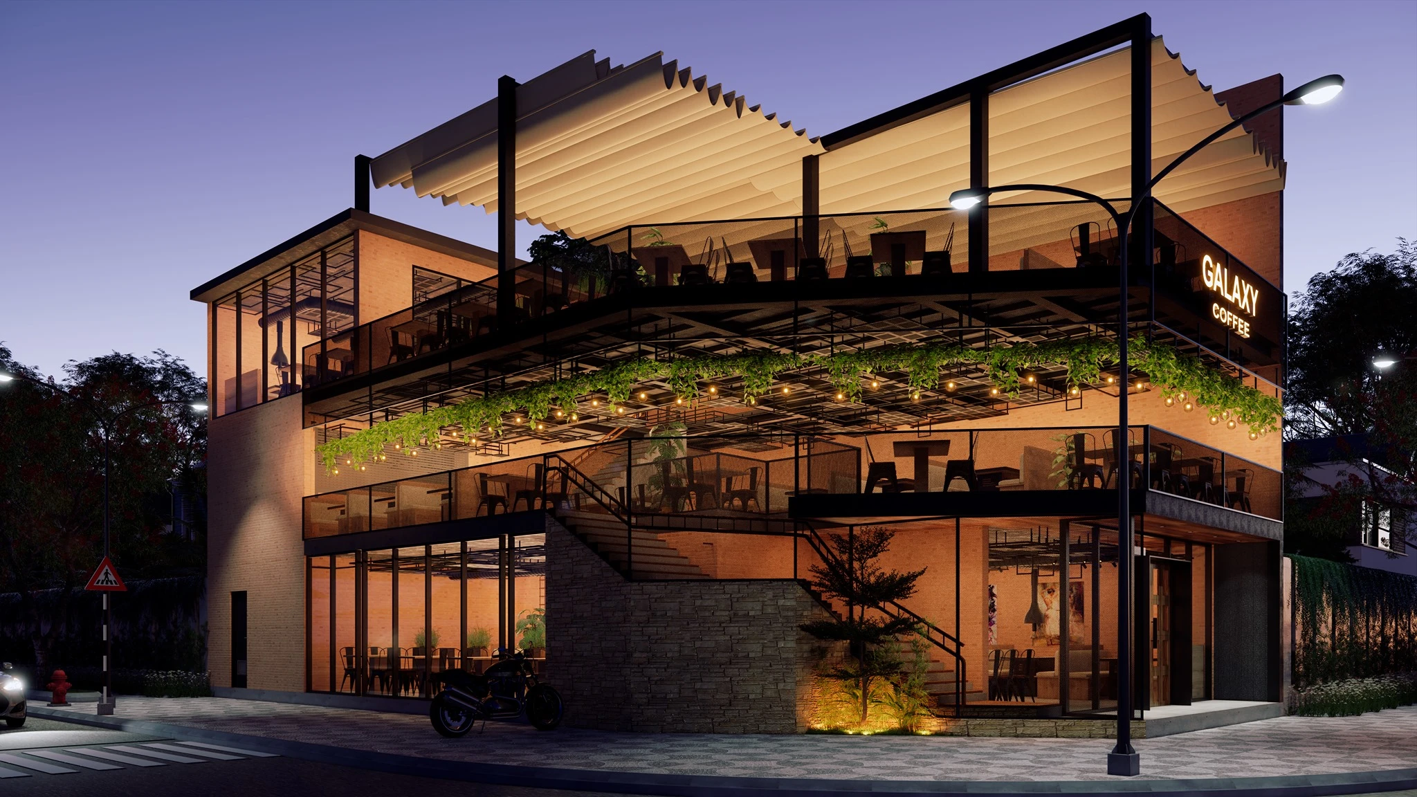 SketchUp Free Enscape Exterior Free Sketchup Scene Modern ID 101000517 (Tran Tan)