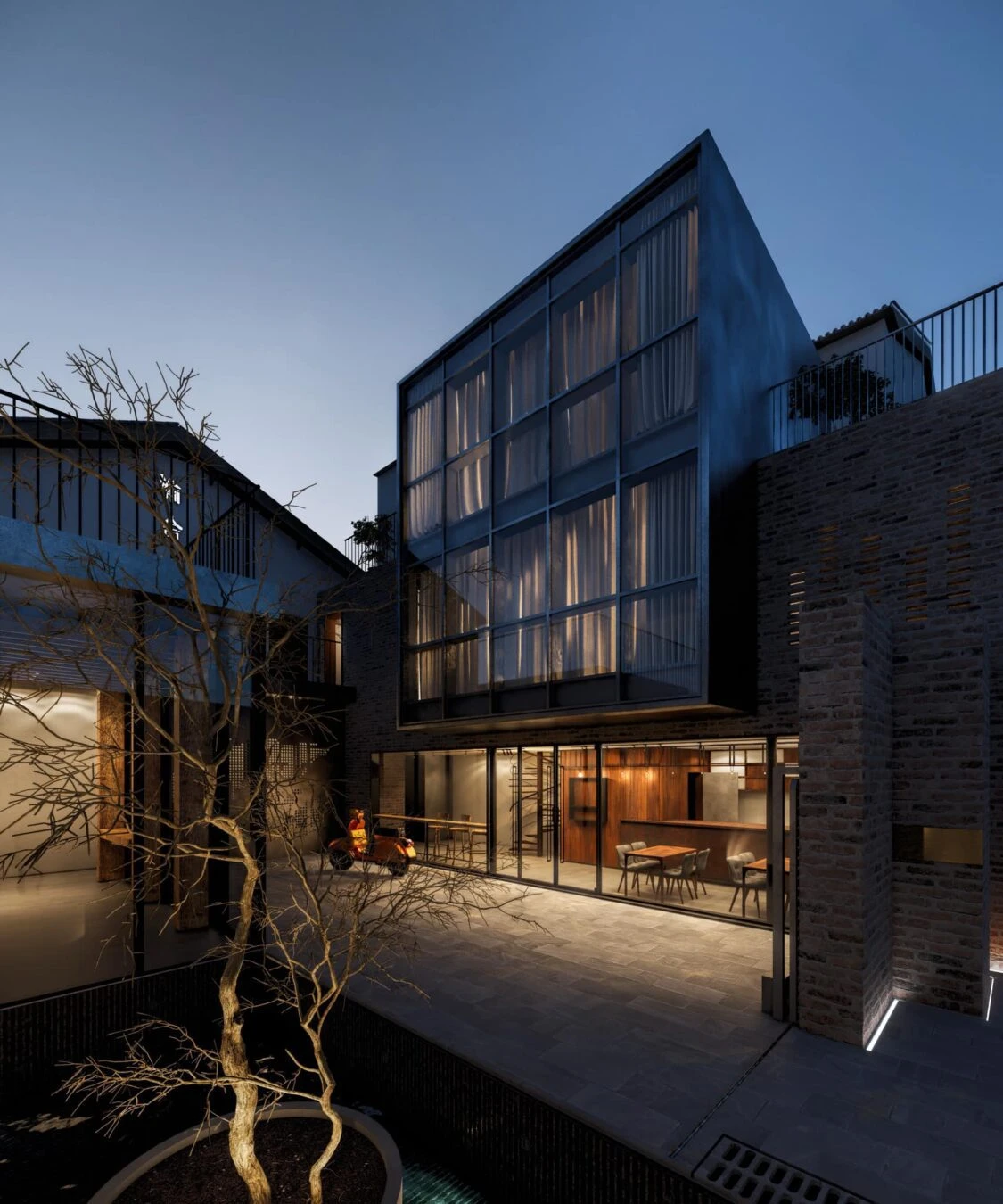 SketchUp Free Enscape Exterior Sketchup Model Download Modern ID 101000395 (Huu Toan)