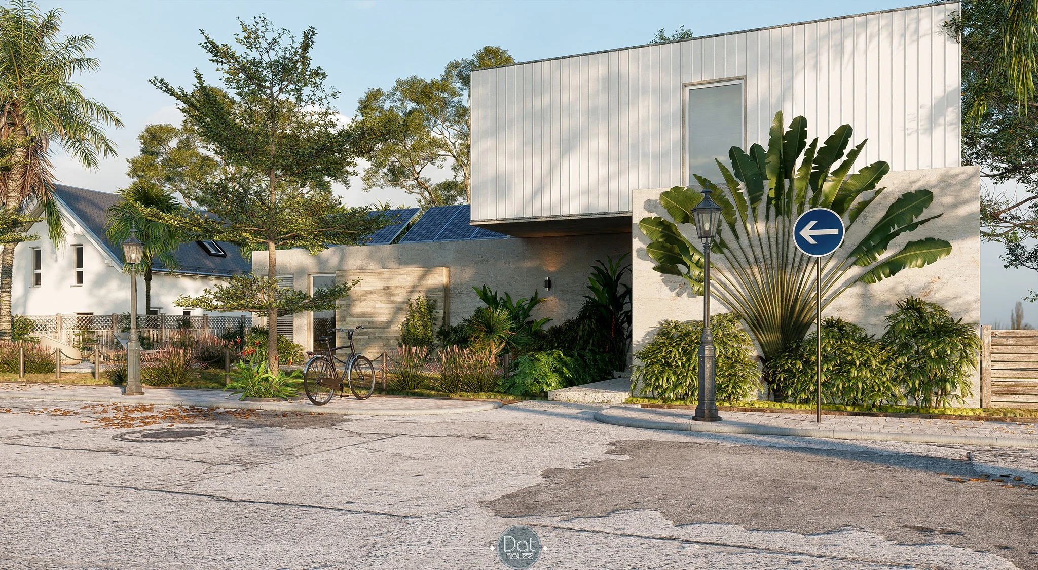 Enscape Exterior Sketchup Model Download Modern ID 101000585 (Dat Houzz)