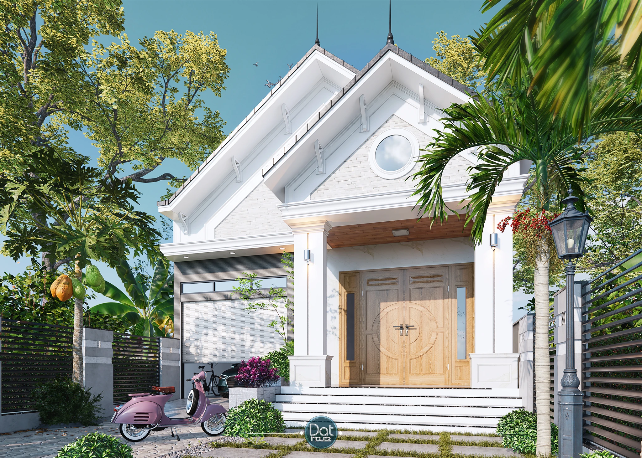 SketchUp Free Enscape Exterior Sketchup Scene Download Modern ID 101000458 (Dat Houzz)