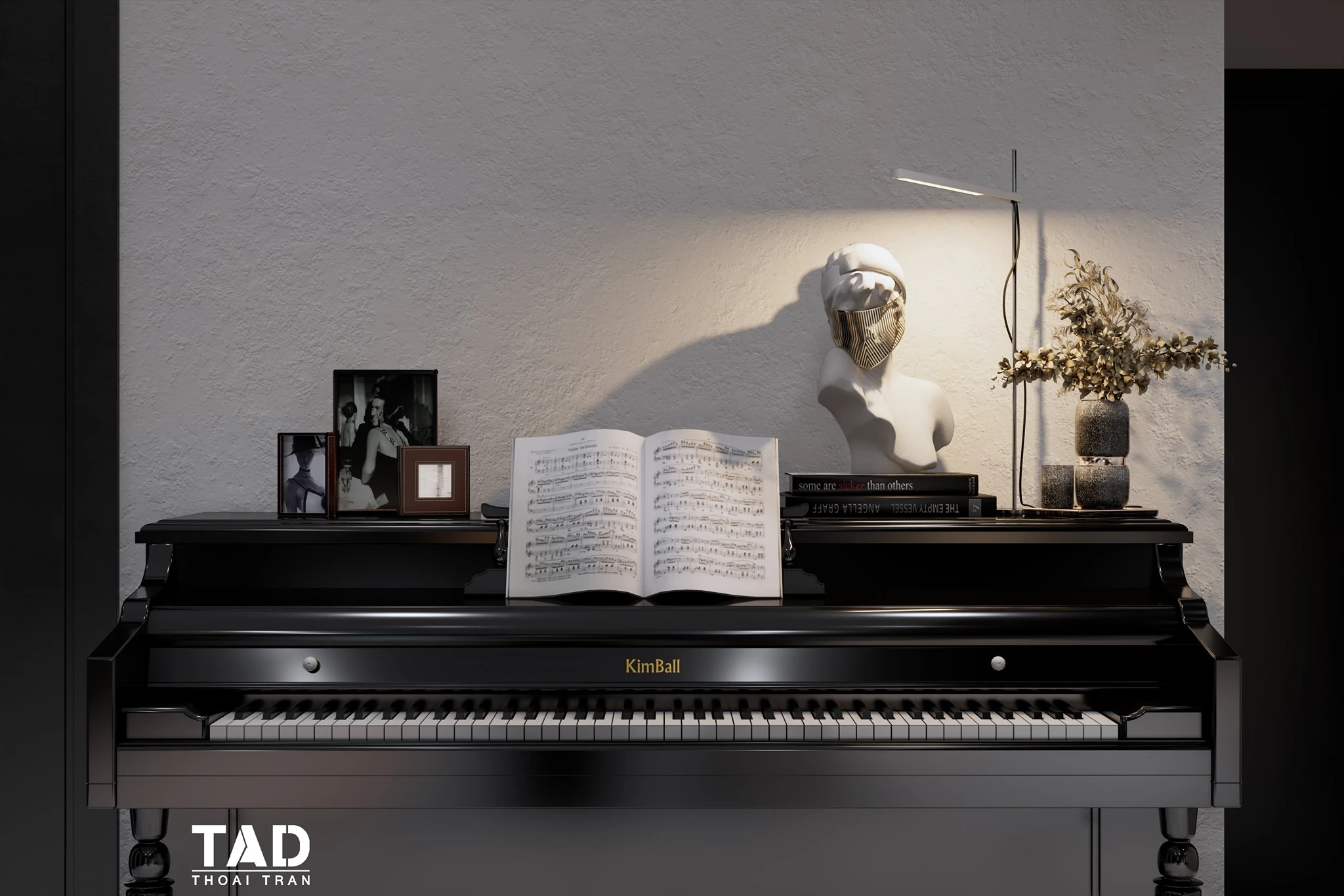 Enscape Living Room And Dining Room Sketchup Free Model Modern Download ID 218000102 (Thoai Tran)