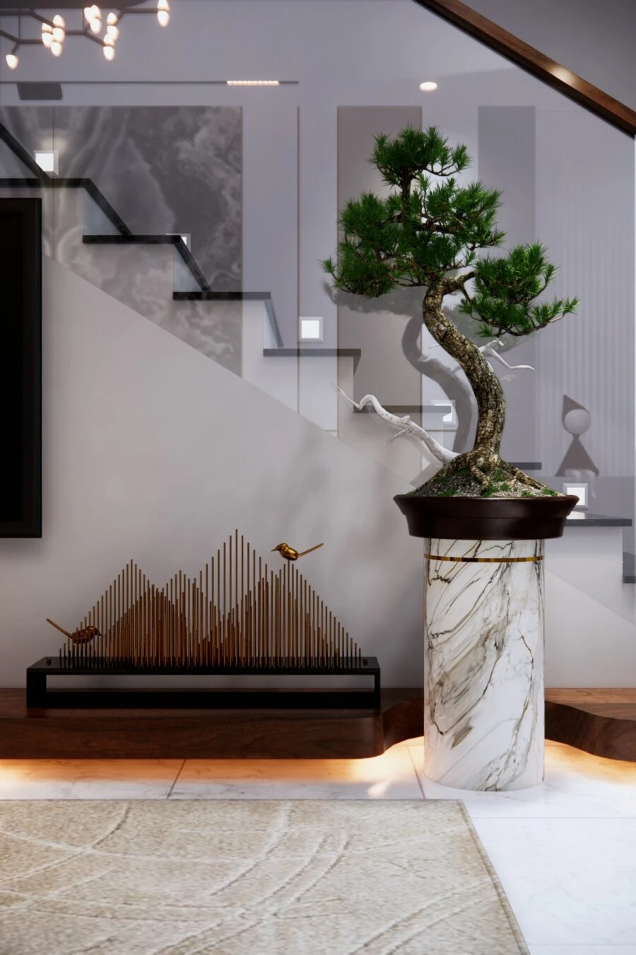 Enscape Living Room Free SketchUp Models Modern Download ID 100000352 (Le Nguyen Van Thuyen)