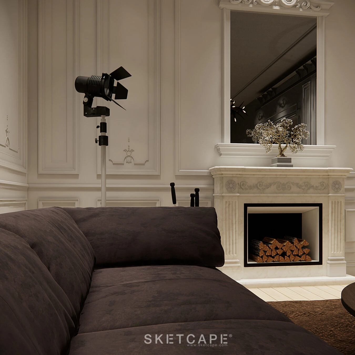 SketchUp Free Enscape Living Room Free Sketchup Models Download Modern ID 100000291 (Nguyen Tuan Anh)