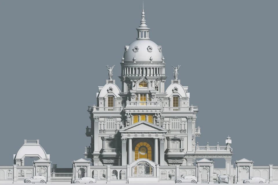 Enscape Model Free Download Classical Exterior ID 101000629 (Nguyen Quoc Thai)