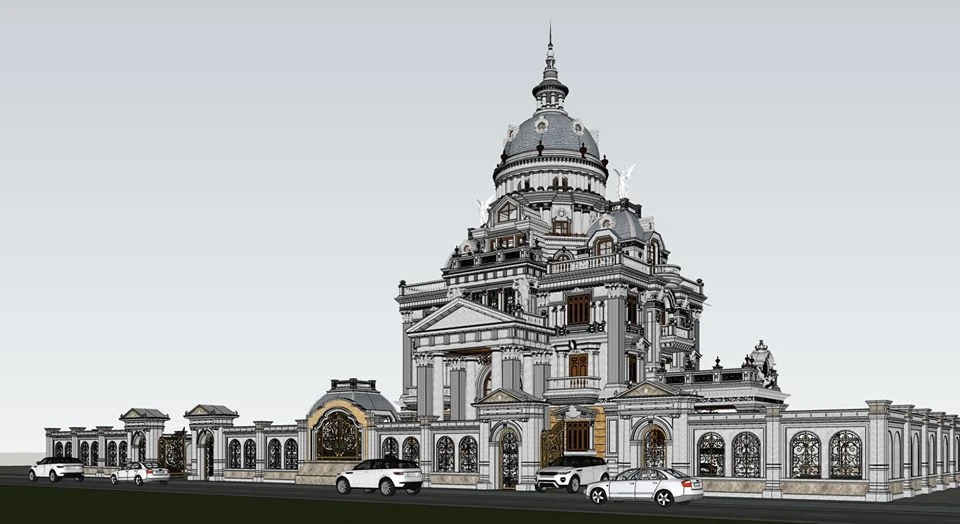 Enscape Model Free Download Classical Exterior ID 101000629 (Nguyen Quoc Thai)