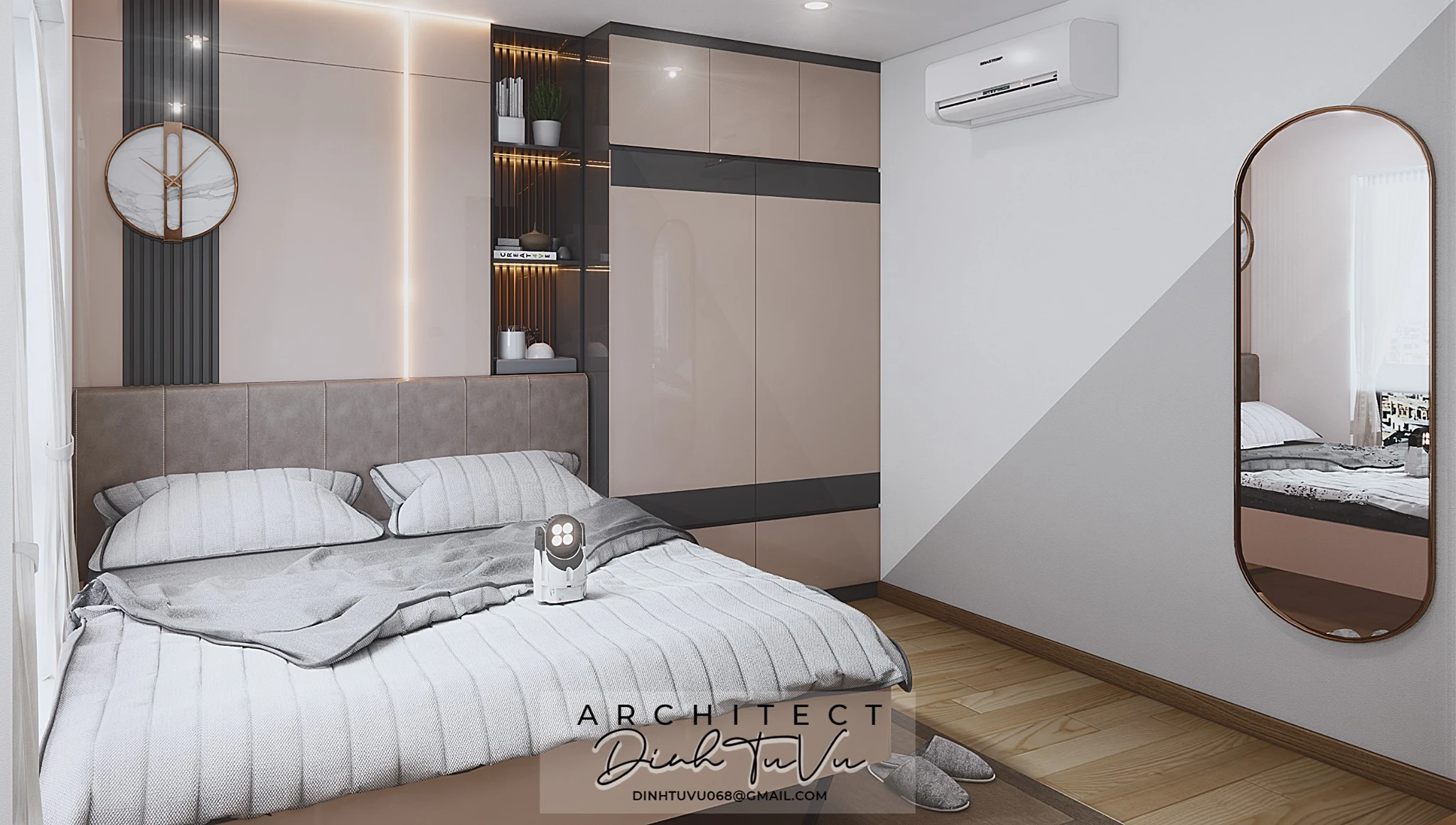 Enscape Model Free Download Enscape Modern Bedroom ID 101000482 (Dinh Tu Vu)