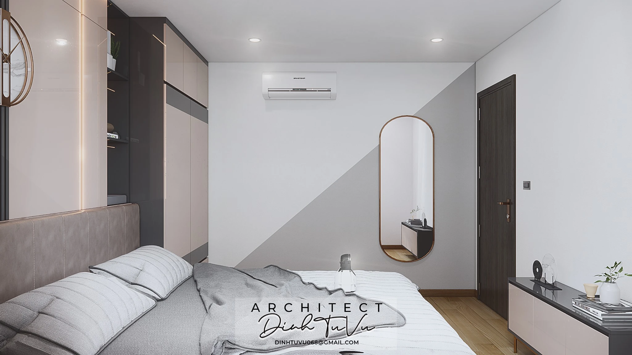 Enscape Model Free Download Enscape Modern Bedroom ID 101000482 (Dinh Tu Vu)