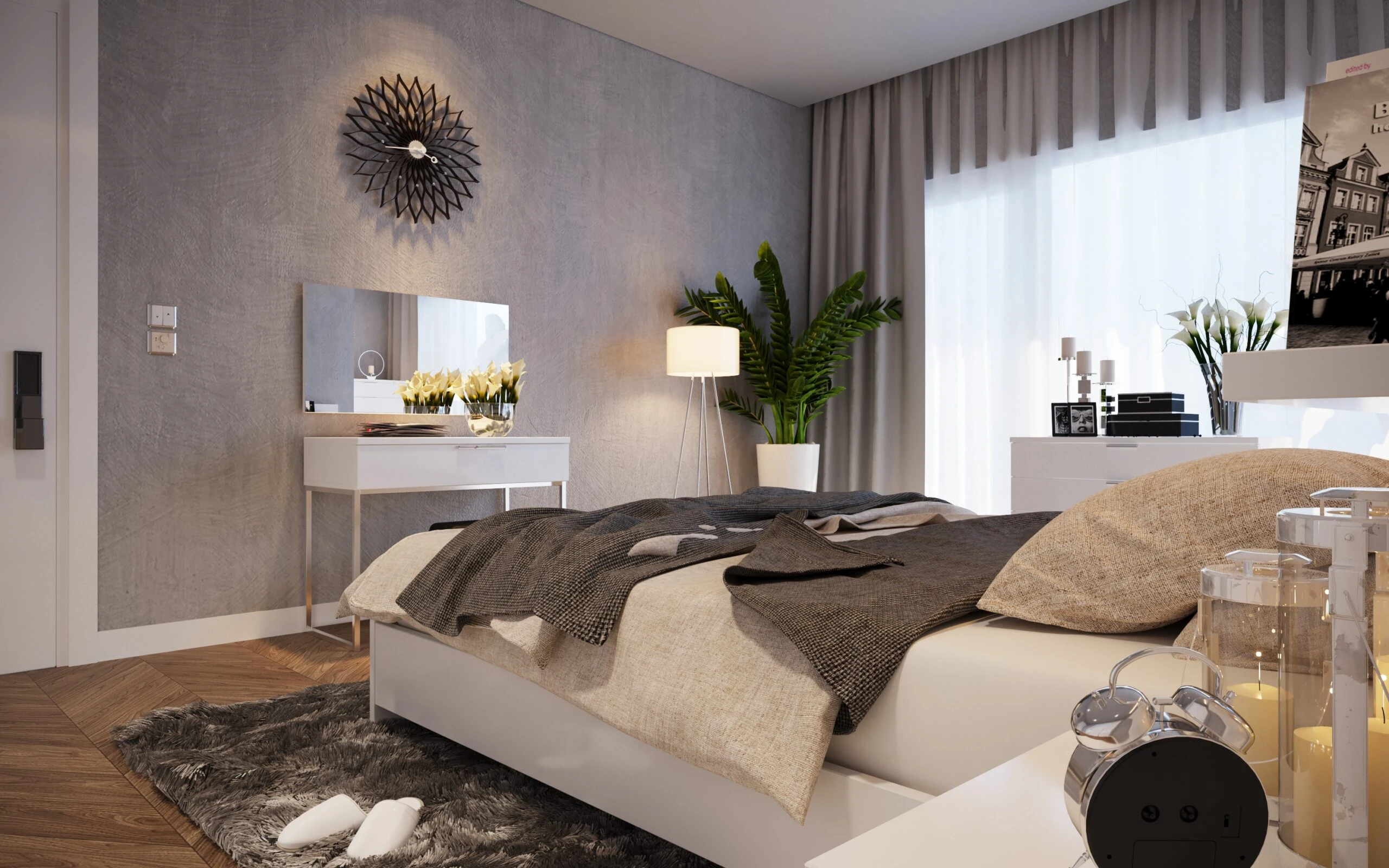 SketchUp Free Enscape Model Free Download Modern Bedroom ID 101000273 (Ngo Gia Long)