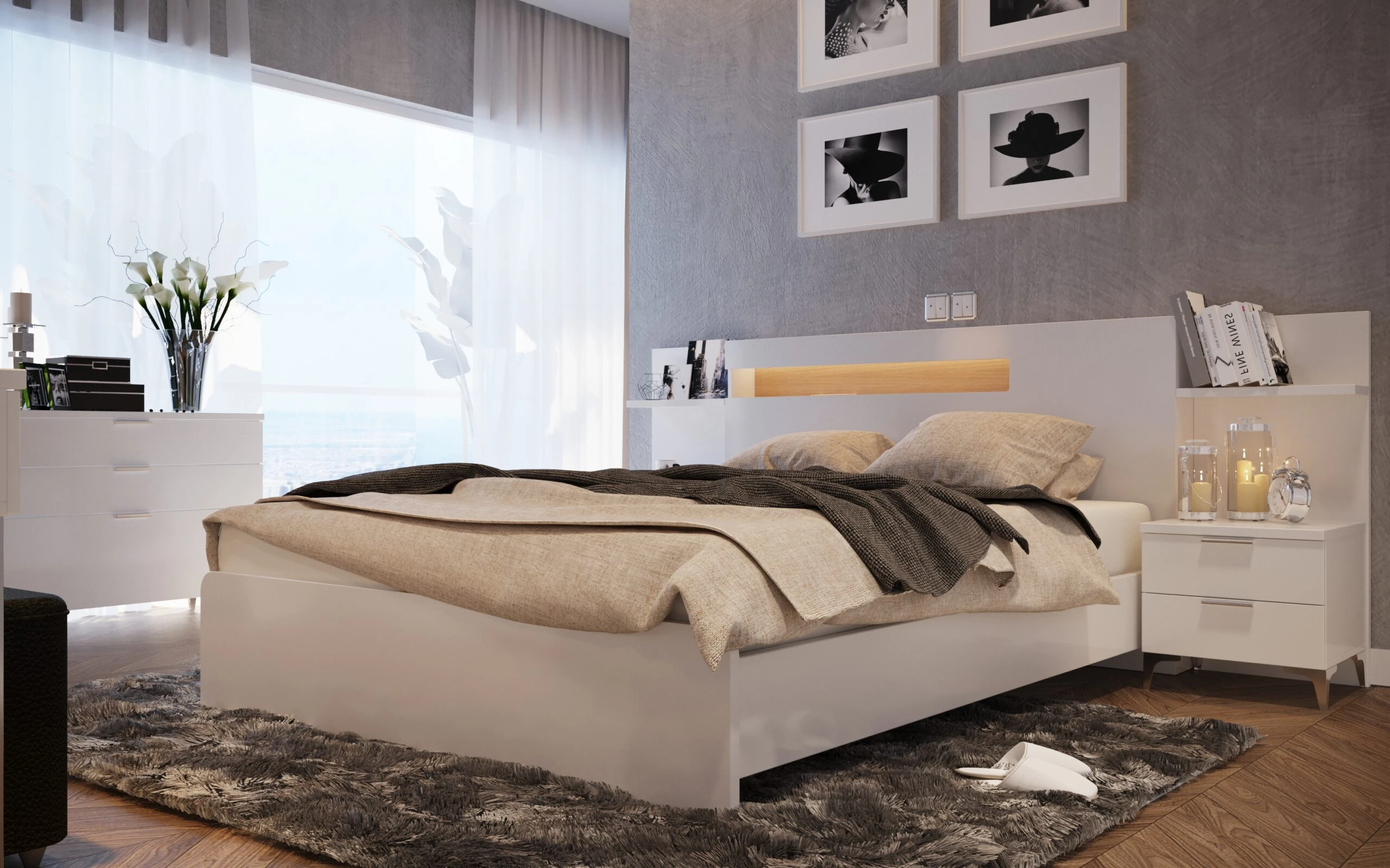 SketchUp Free Enscape Model Free Download Modern Bedroom ID 101000273 (Ngo Gia Long)
