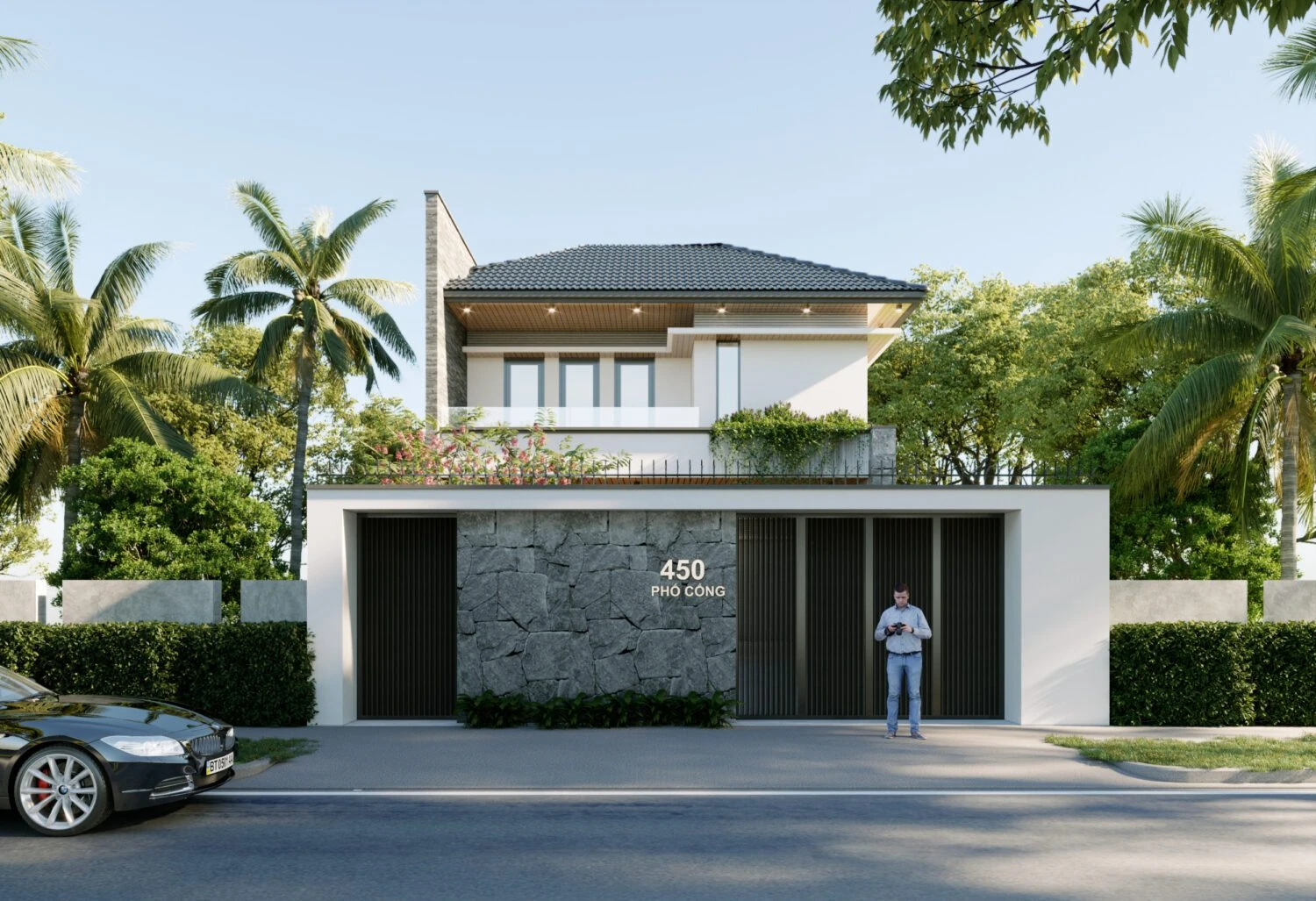 Enscape Model Free Download Modern Exterior ID 101000299 (Lai Tan)