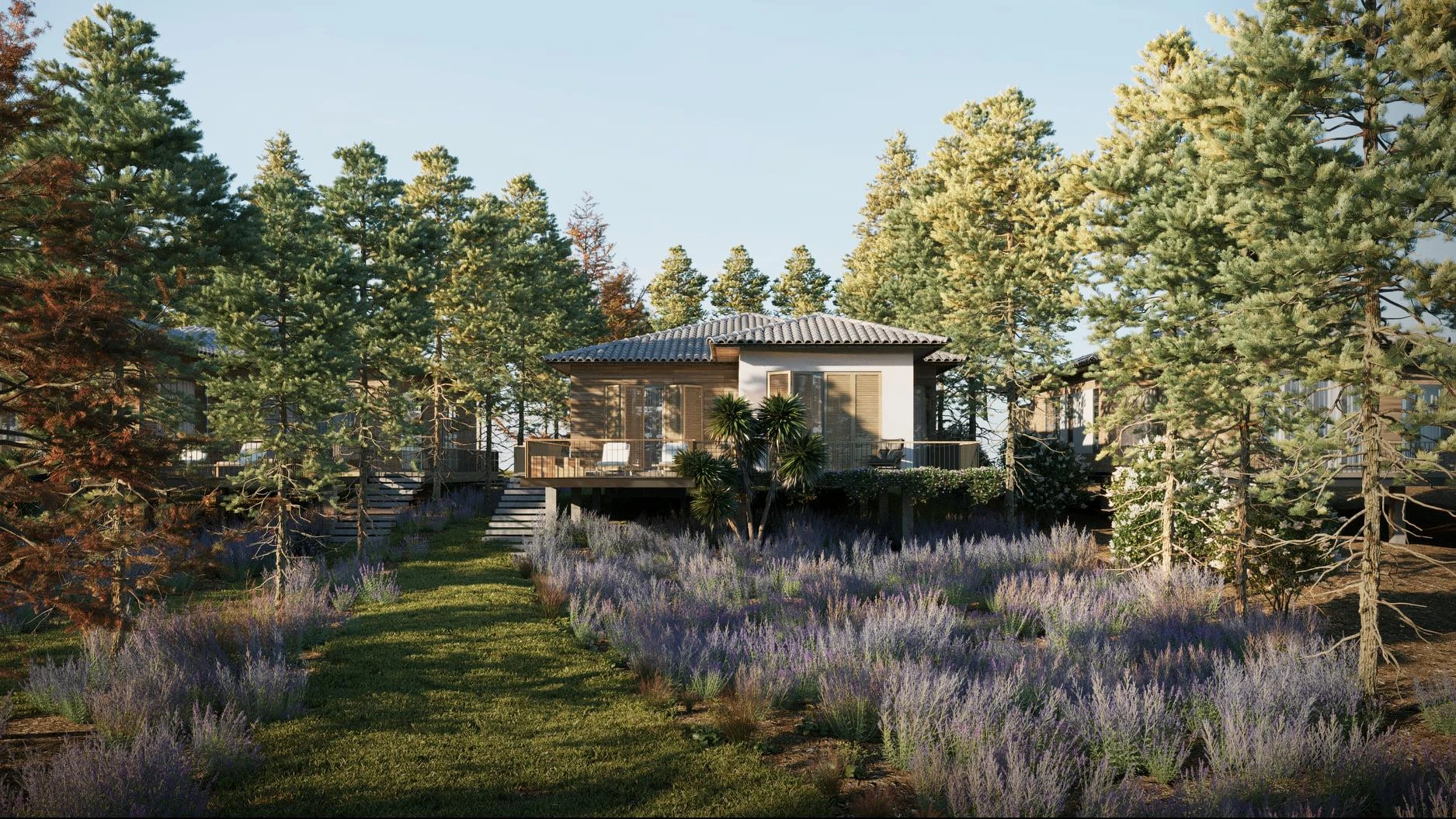 SketchUp Free Enscape Model Free Download Modern Exterior ID 101000399 (Leo Nguyen)