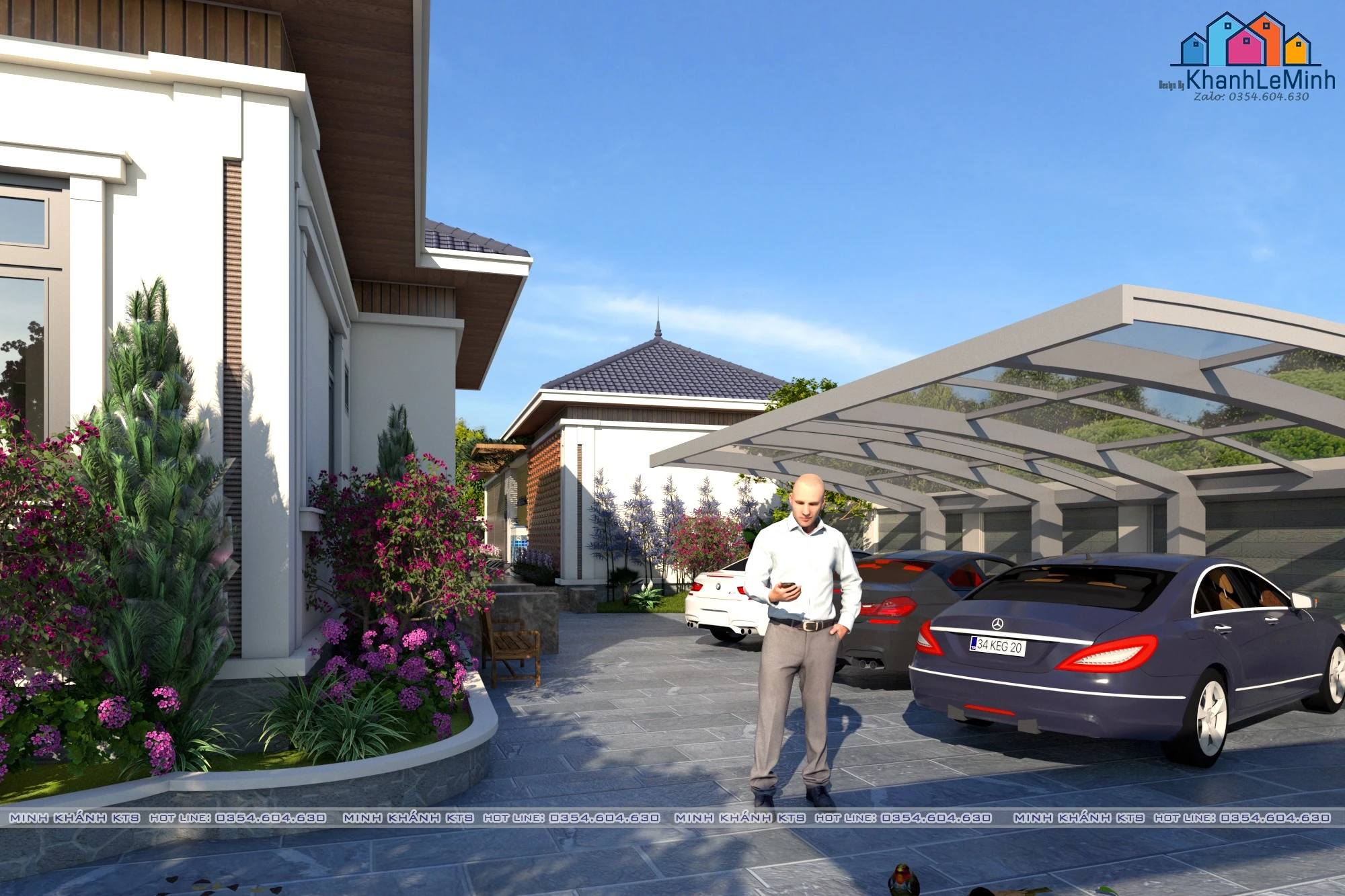 Enscape Model Free Download Modern Exterior ID 101000599 (Khanh)
