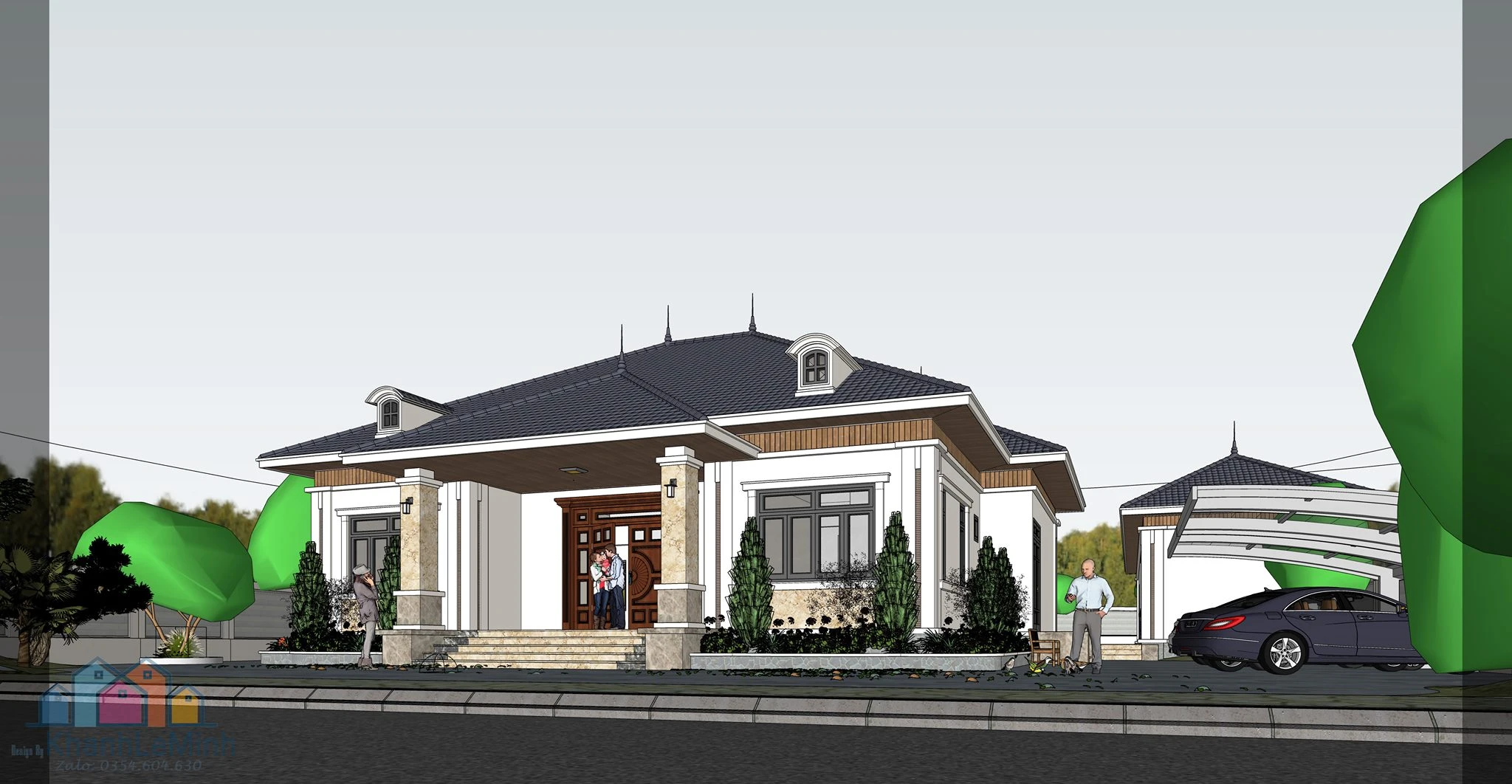 Enscape Model Free Download Modern Exterior ID 101000599 (Khanh)