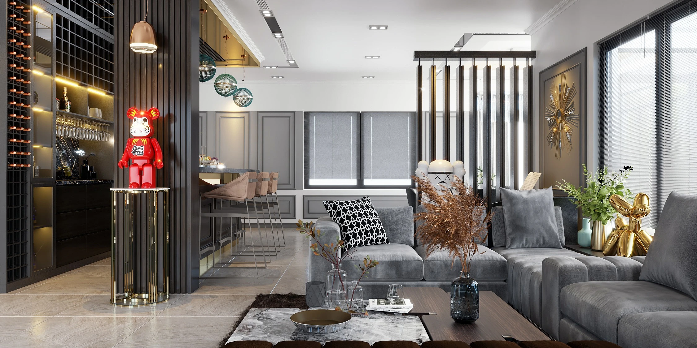 Enscape Model Free Download Modern Living Room And Dining Room ID 218000043 (Phan Tuan)