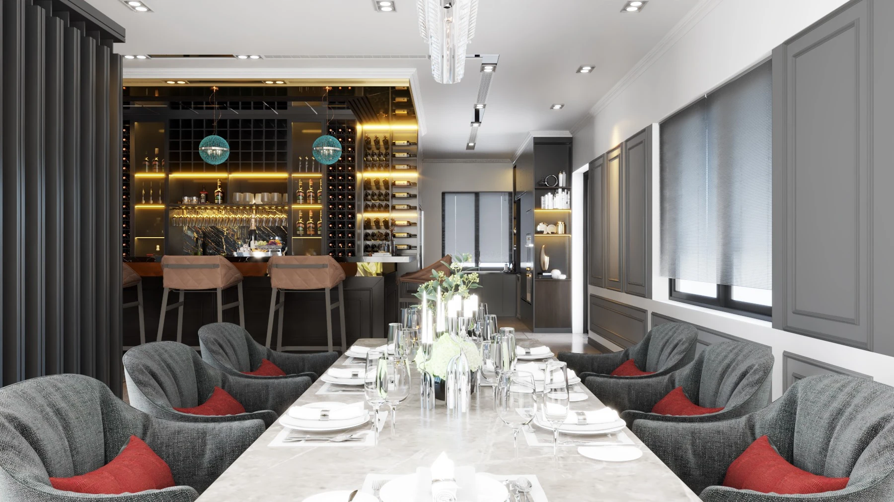 Enscape Model Free Download Modern Living Room And Dining Room ID 218000043 (Phan Tuan)