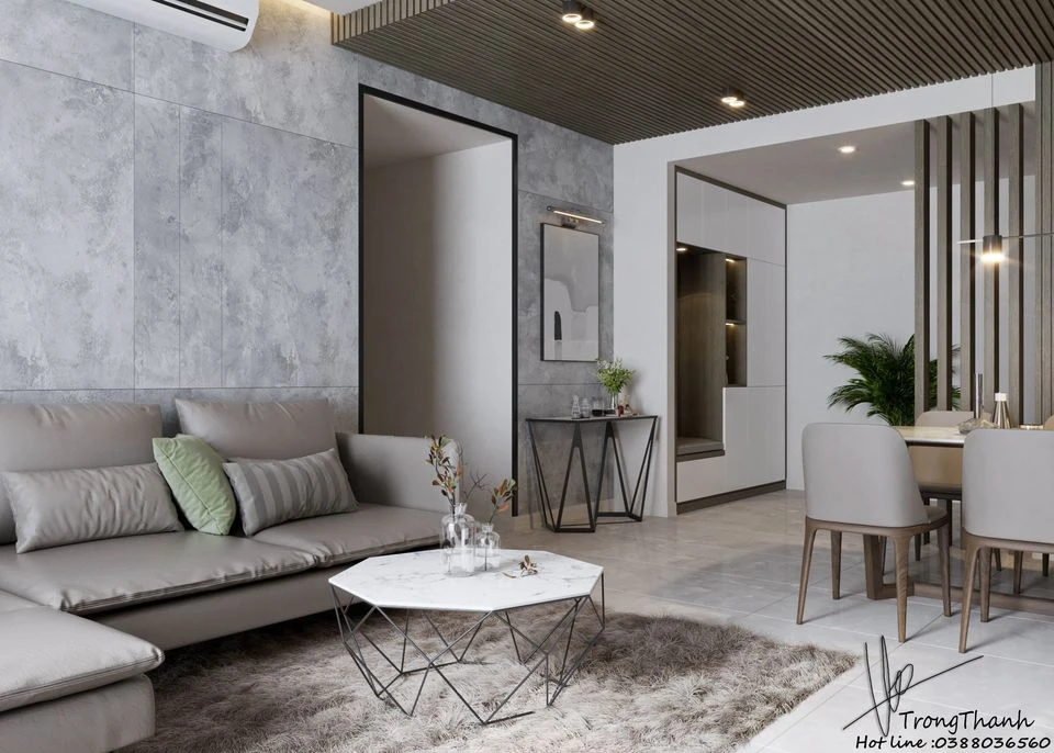 SketchUp Free Enscape Model Free Download Modern Living Room ID 100000208 (Trong Thanh)